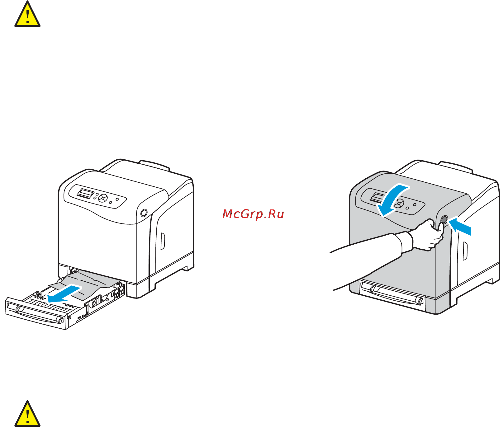 Xerox Phaser 6500N [159/180] Вытаскивание застрявшей бумаги