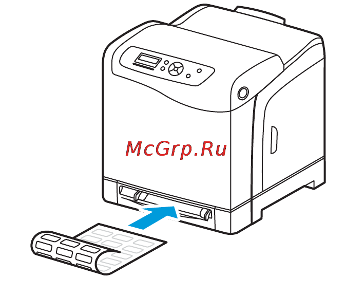 Xerox Phaser 6500N [80/180] Печать на наклейках из лотка для ручной подачи