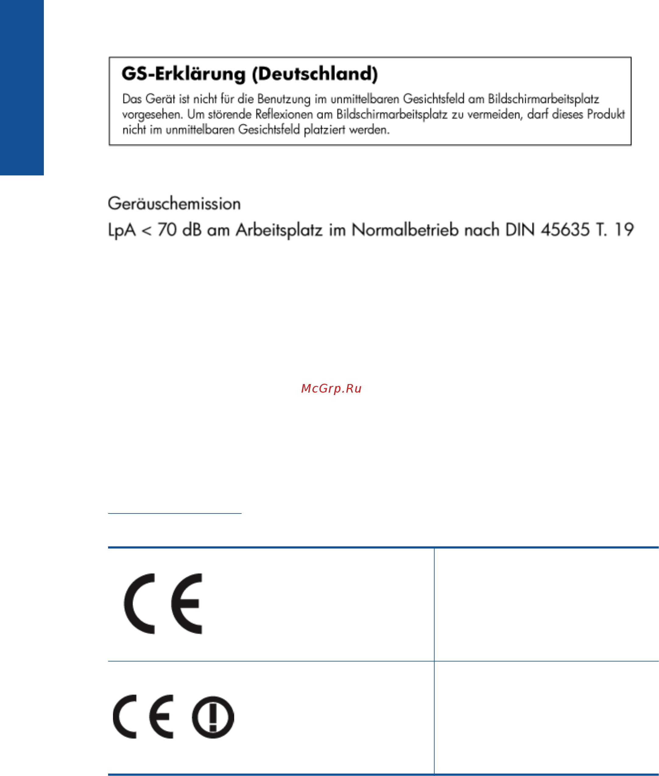 HP Deskjet Ink Advantage 5525 e-AiO [58/62] Notice to users in germany