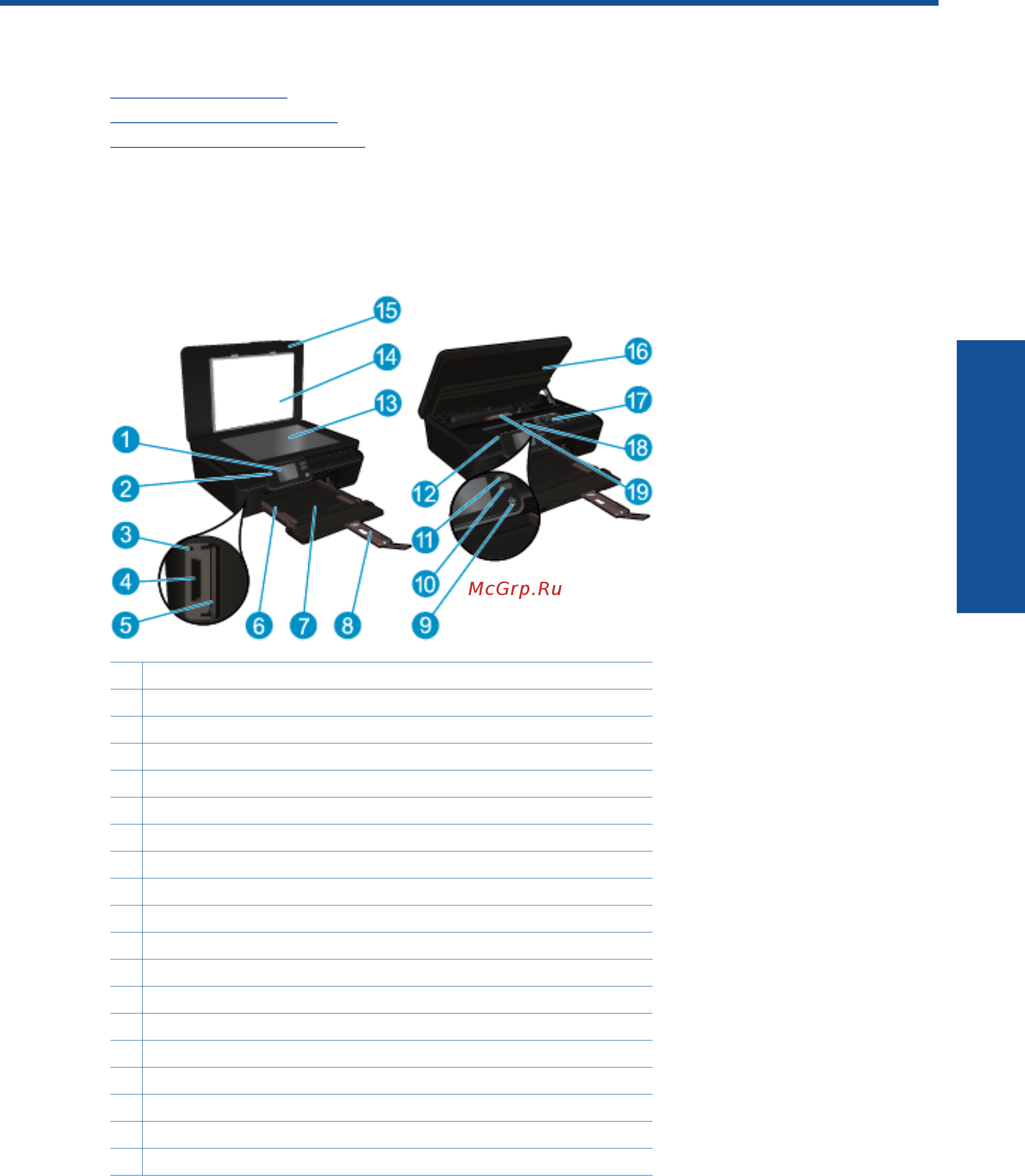 HP Deskjet Ink Advantage 5525 [7/62] Индикаторы состояния и кнопки