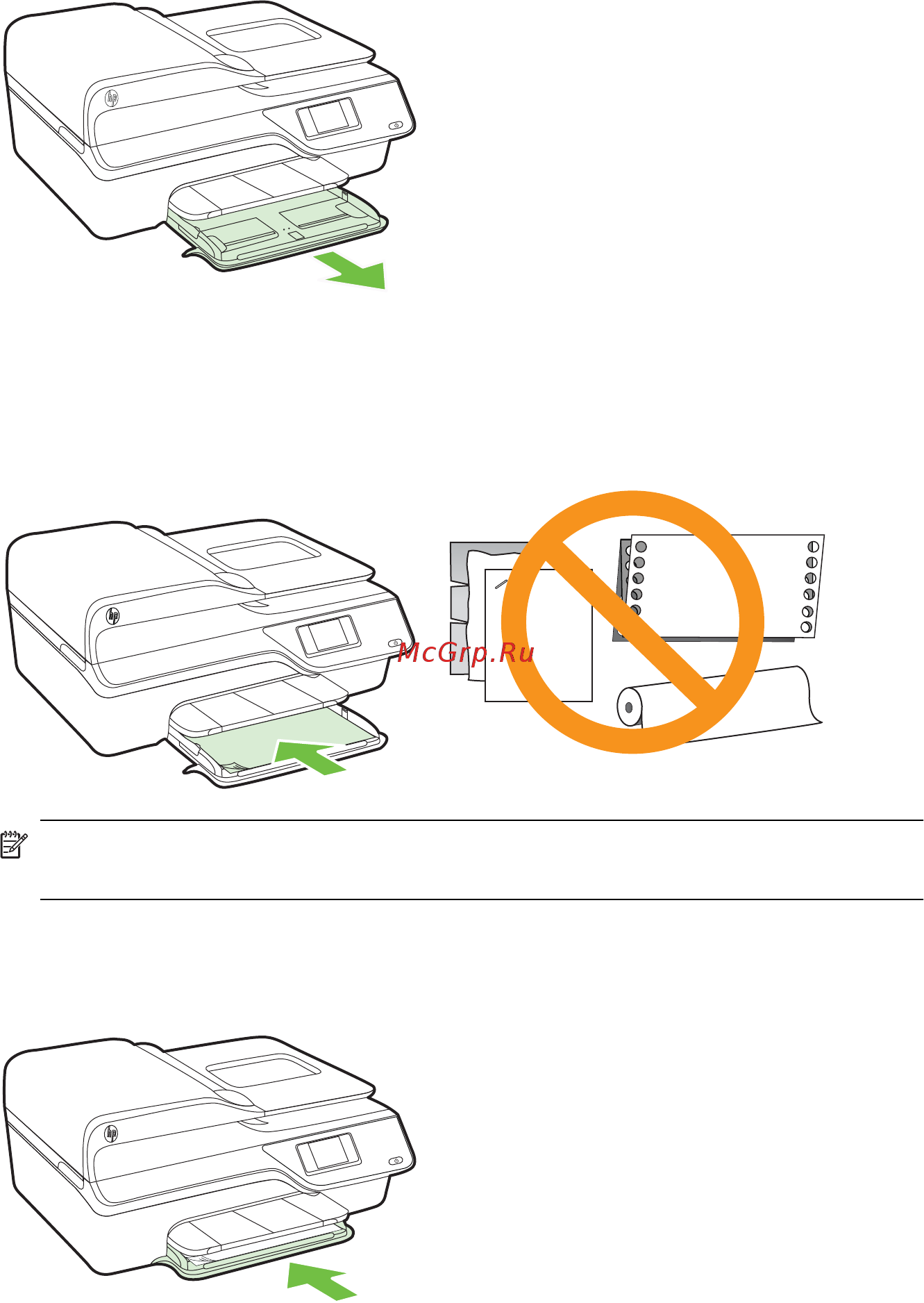 HP Deskjet Ink Advantage 4615 AiO [27/258] Загрузка носителей стандартного размера