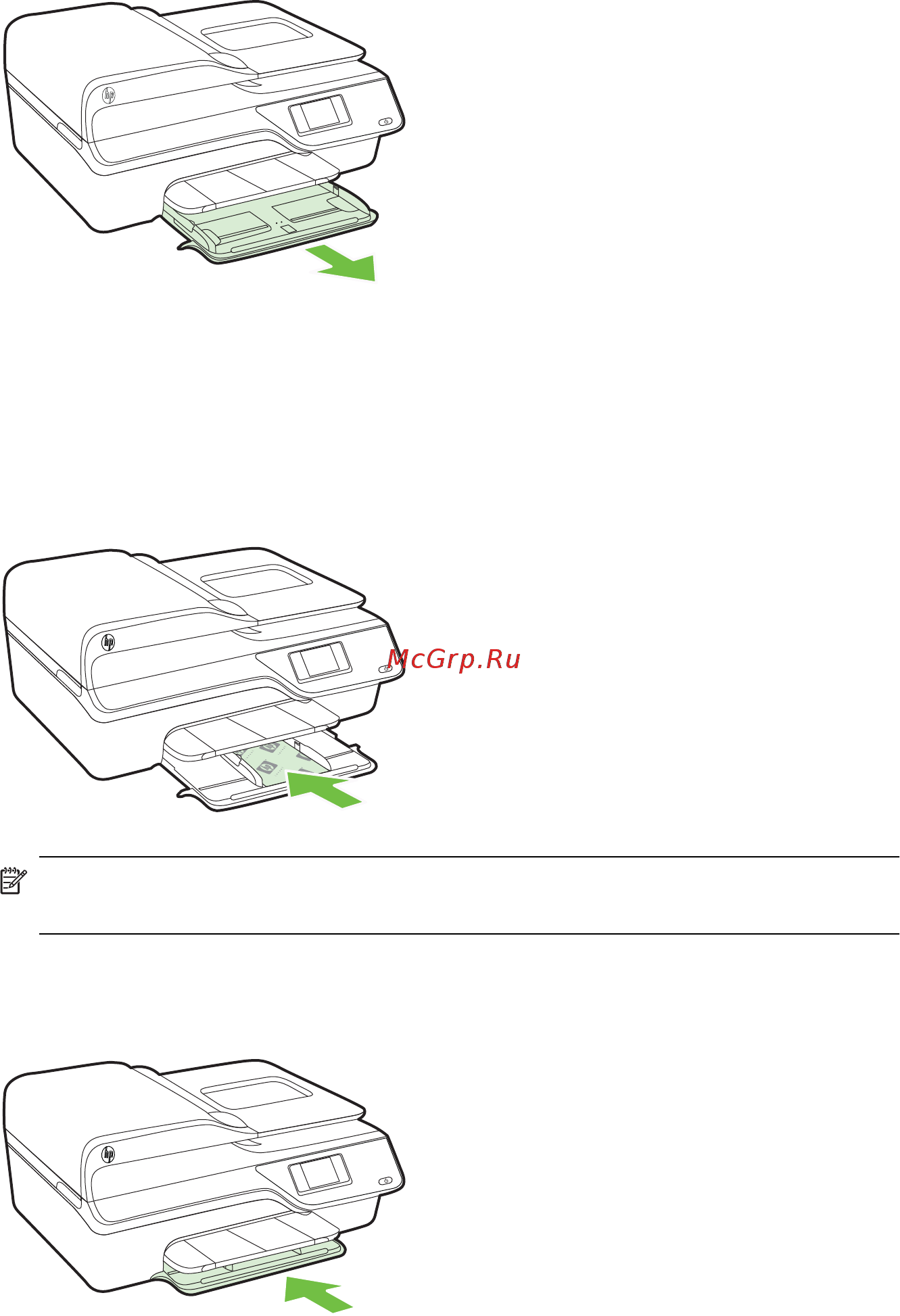 HP Deskjet Ink Advantage 4615 AiO [30/258] Загрузка открыток и фотобумаги
