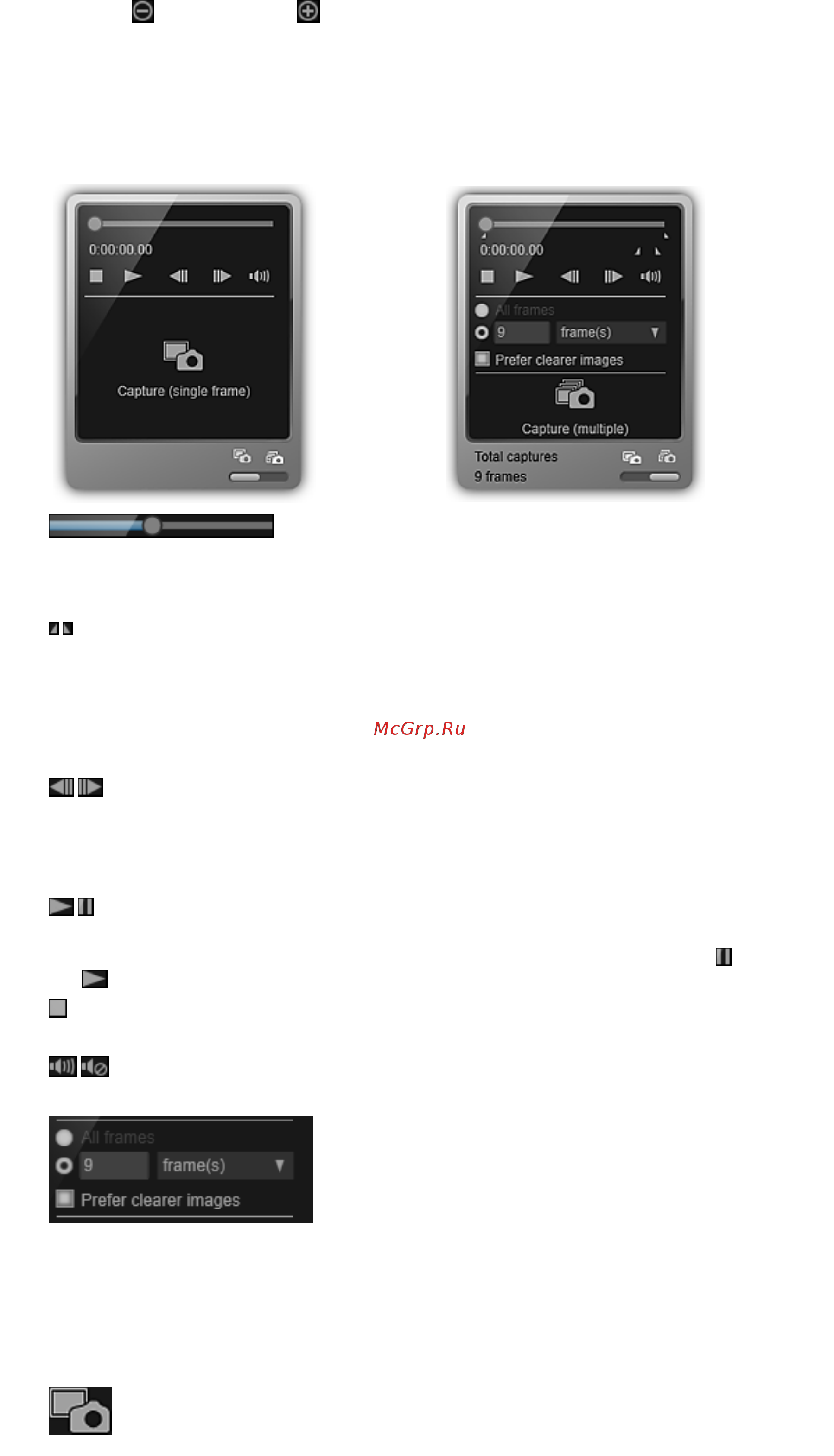 Canon PIXMA MG3240 [238/878] Стр 238 из 878 стр окно захват видеокадра