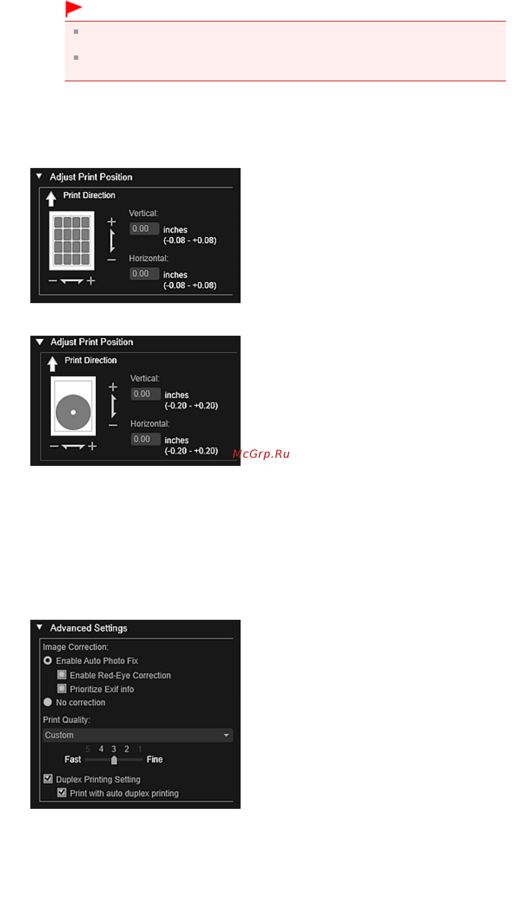 Canon PIXMA MG3240 [277/878] Стр 277 из 878 стр диалоговое окно параметры печати