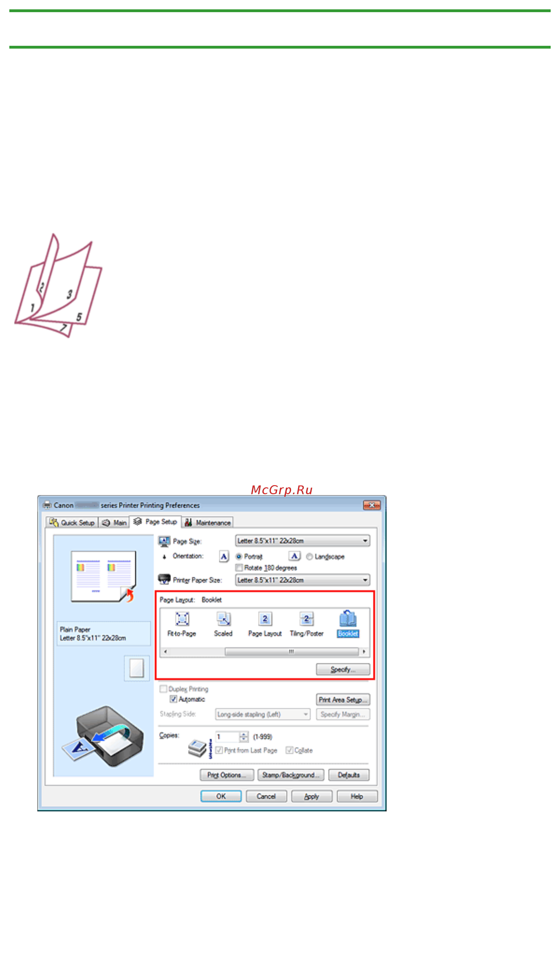 Canon PIXMA MG3240 [313/878] Печат