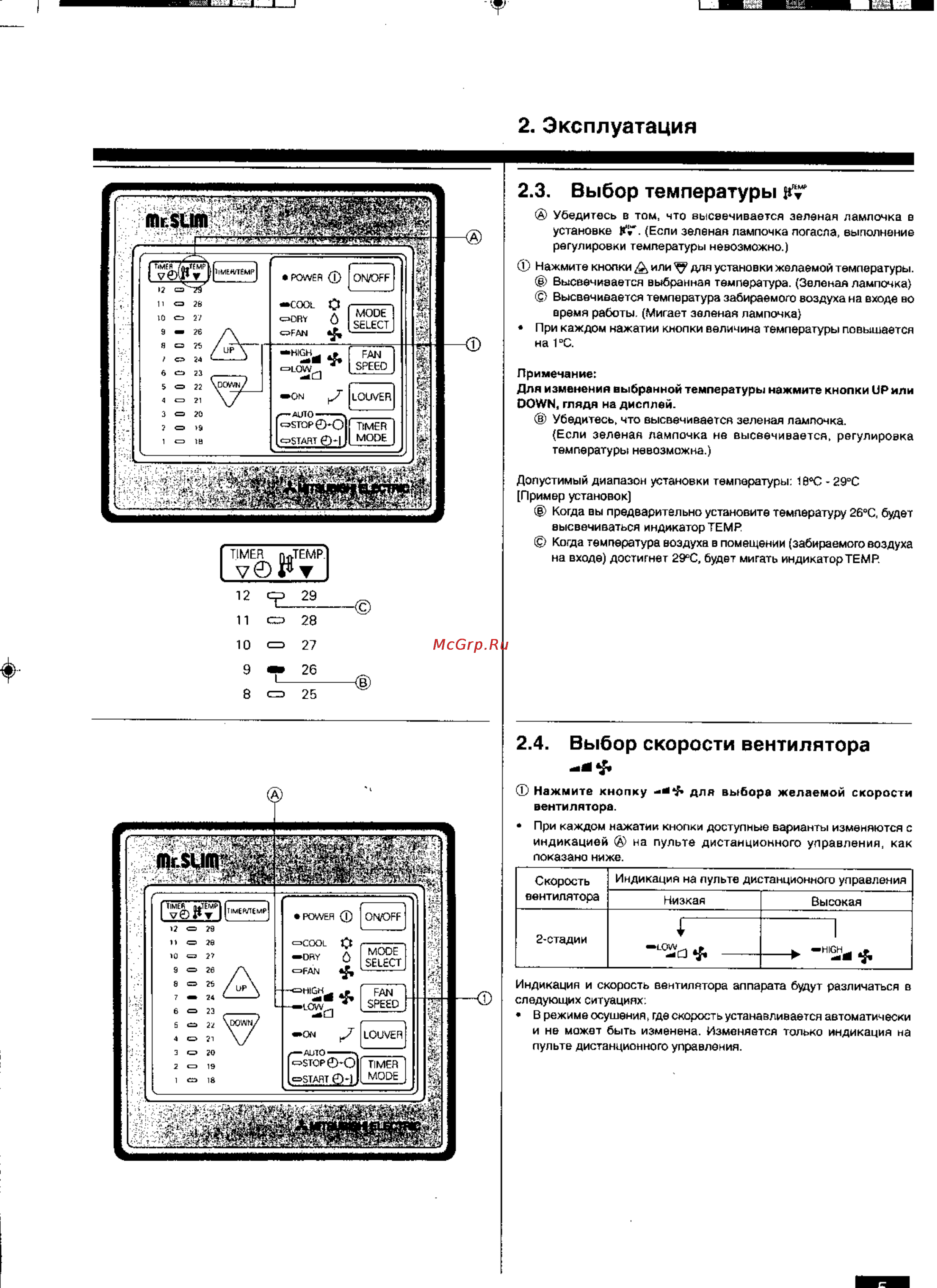 Mitsubishi Electric PC-4GJA [5/12] Эксплуатация