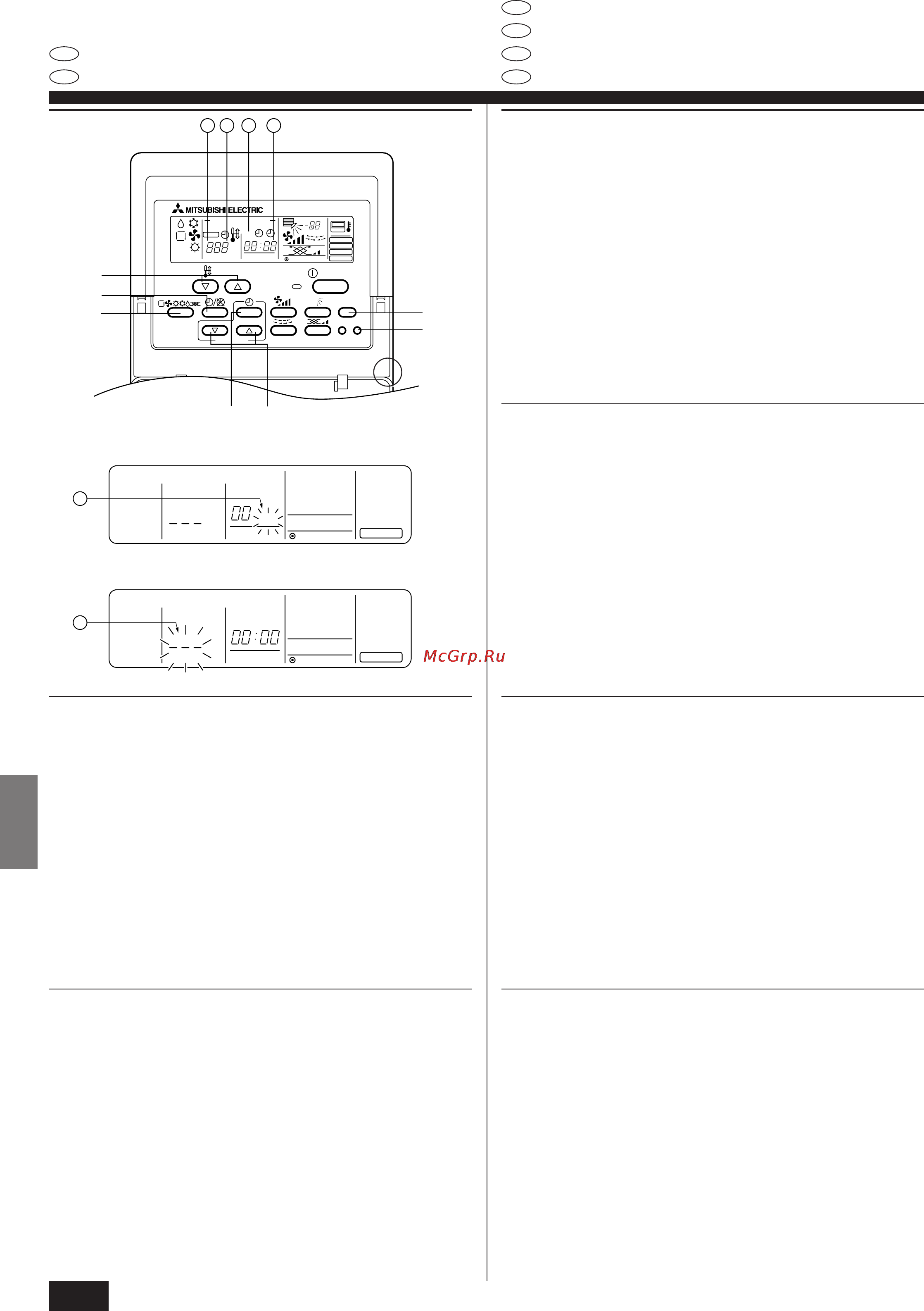 Mitsubishi Electric PCA-P4GA1 [60/98] Electrical work 7 elektroarbeiten 7 installations électriques 7 collegamenti elettrici 7 elektrische aansluitingen 7 elektriska arbeten