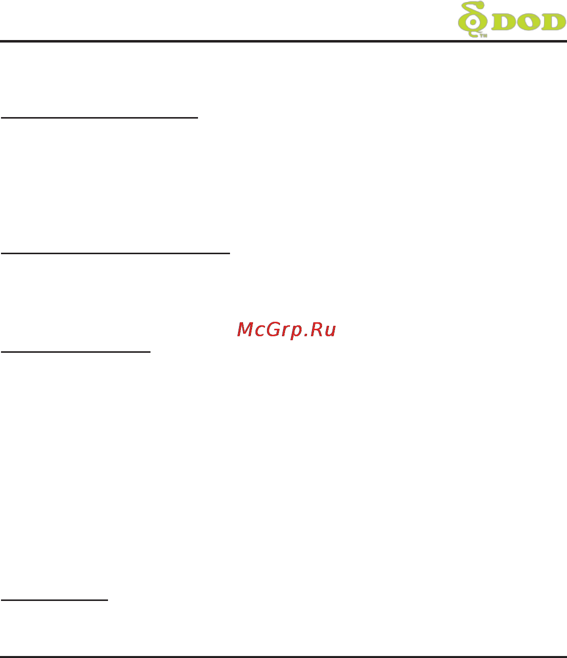 DOD CR65W [14/19] Introduction of other functions