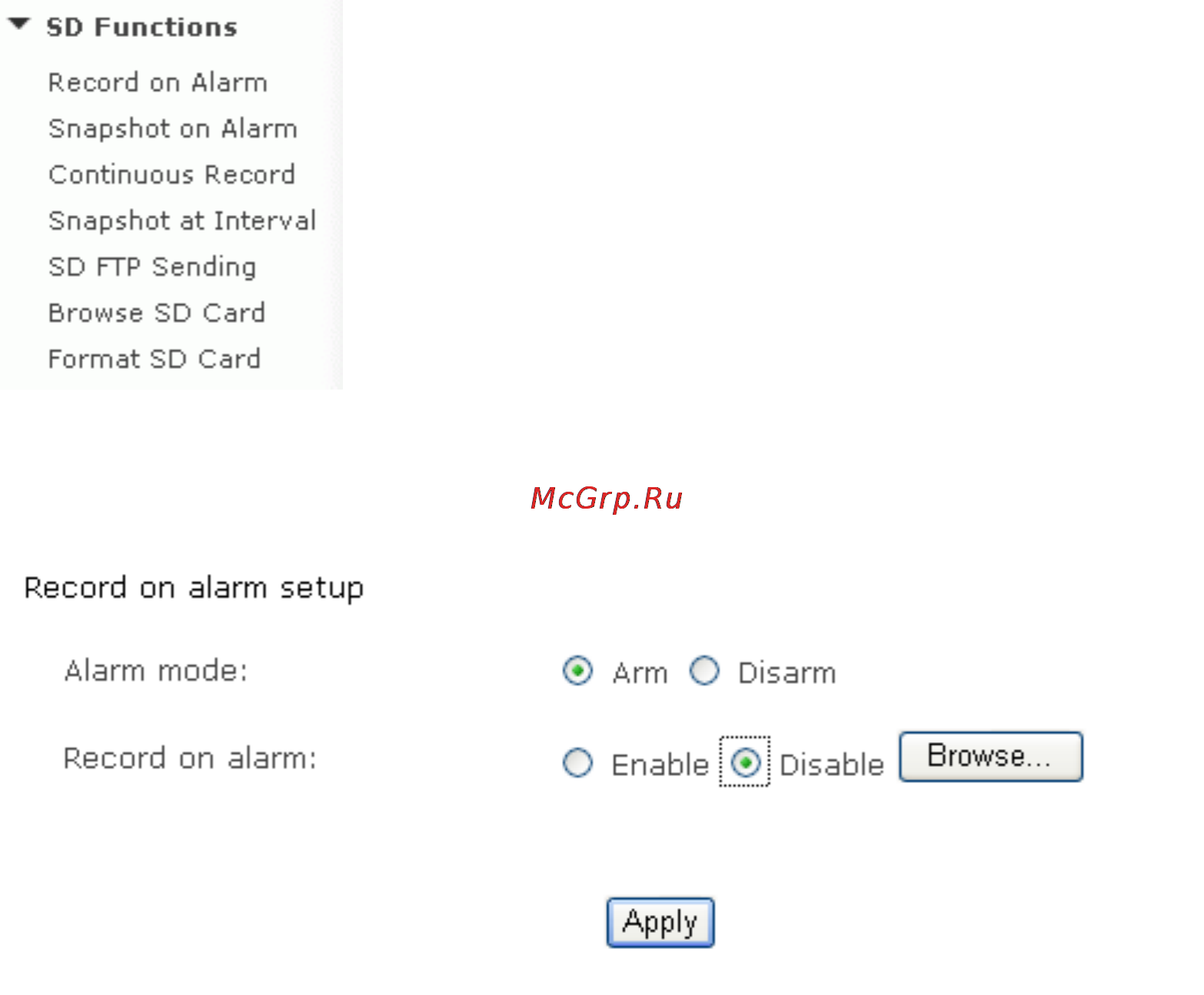 DOD MyCam2 [45/76] Sd functions