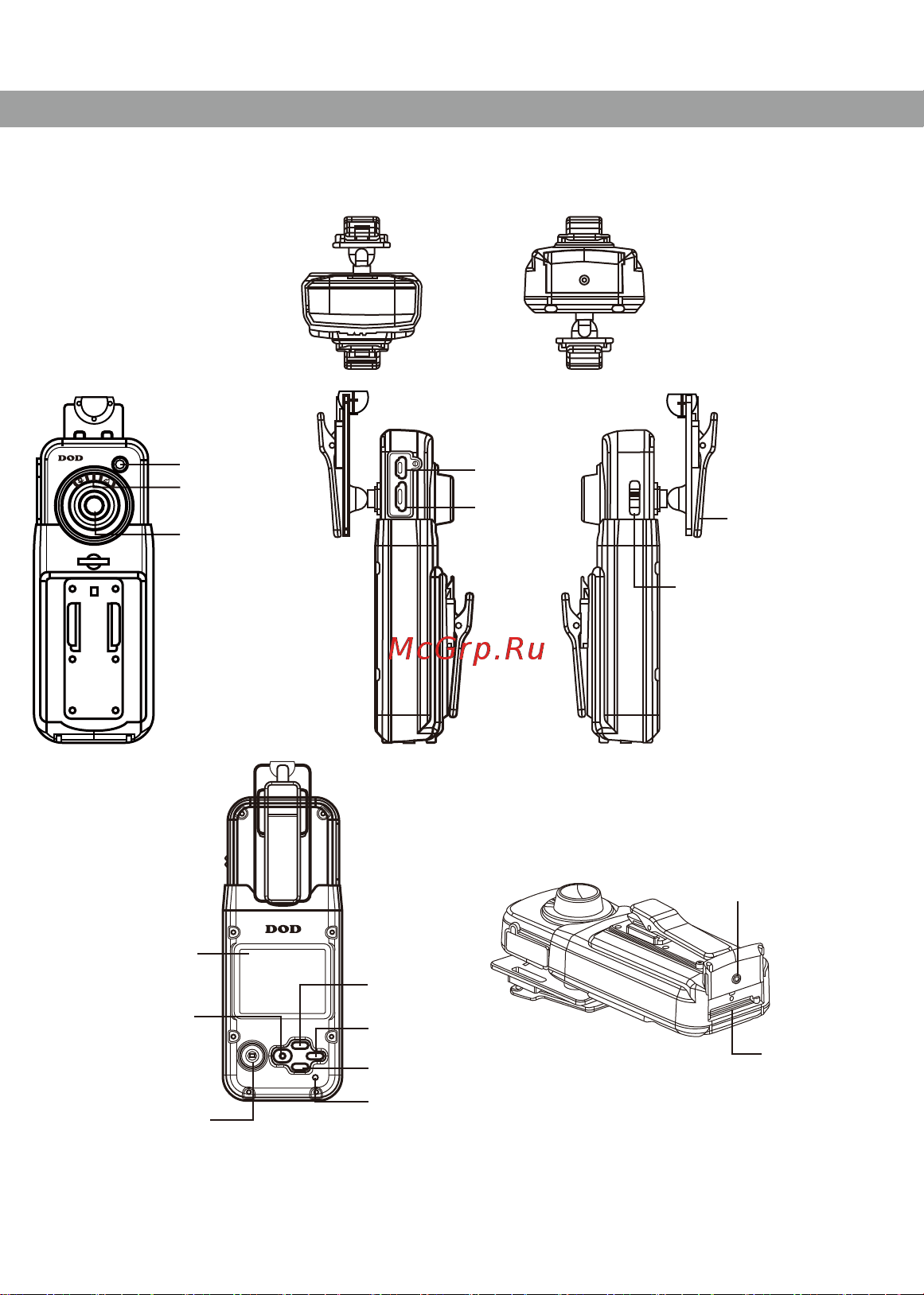 DOD F700HD [3/14] Product structure