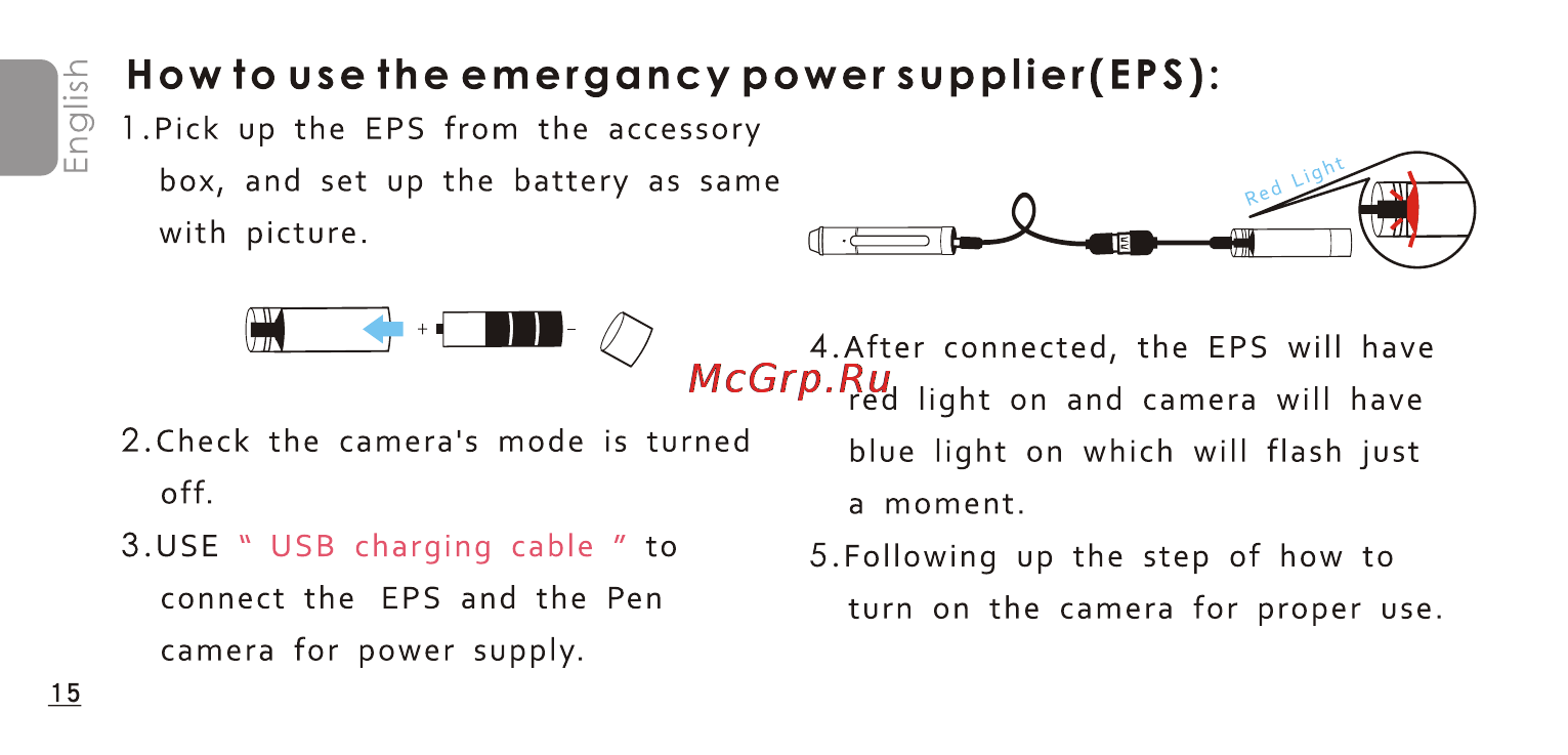 DOD PH-1280RV [17/42] Howto use the emergency power supplier eps