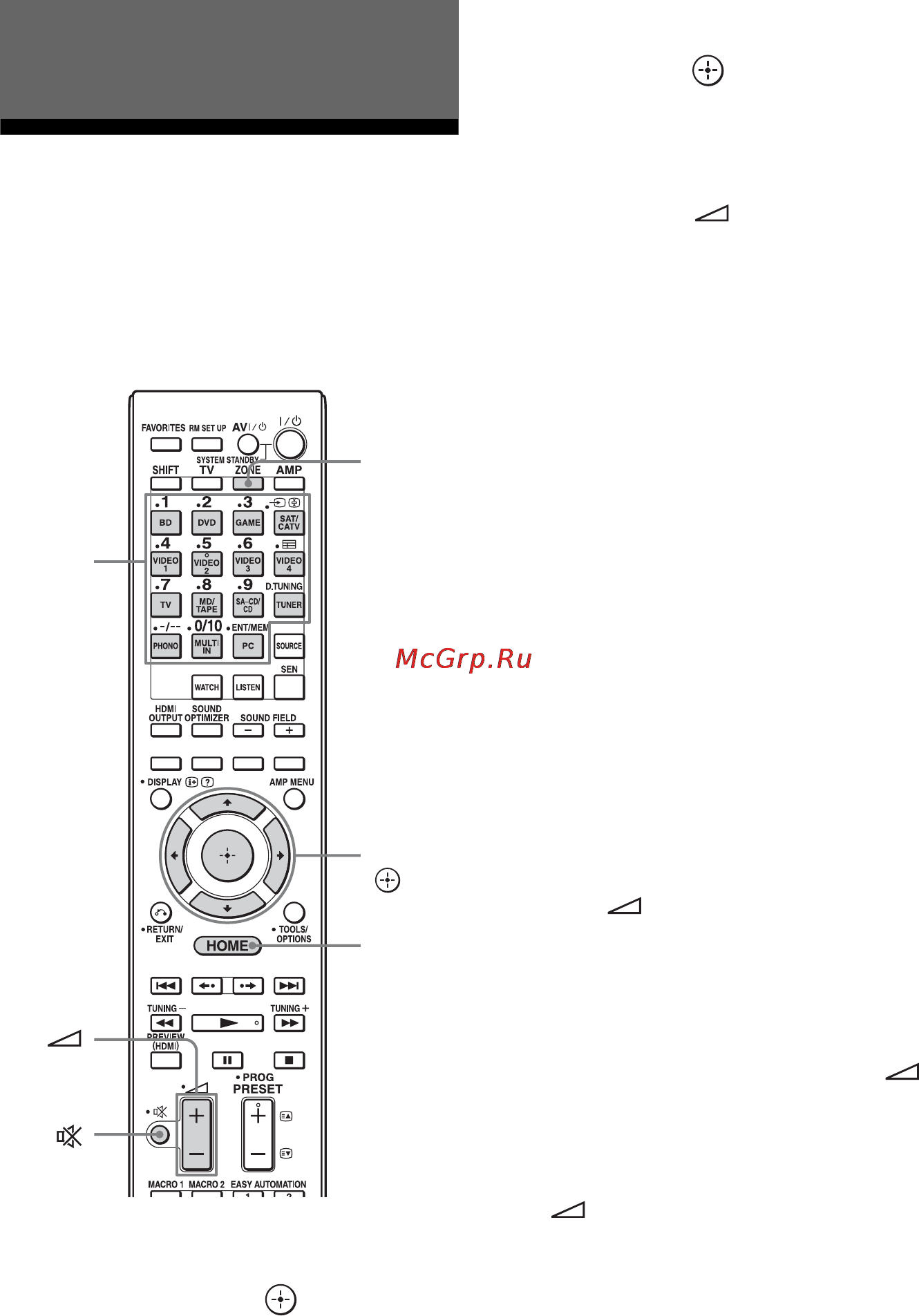 Sony STRDA5800ESM [54/167] Воспроизведение изображений звука