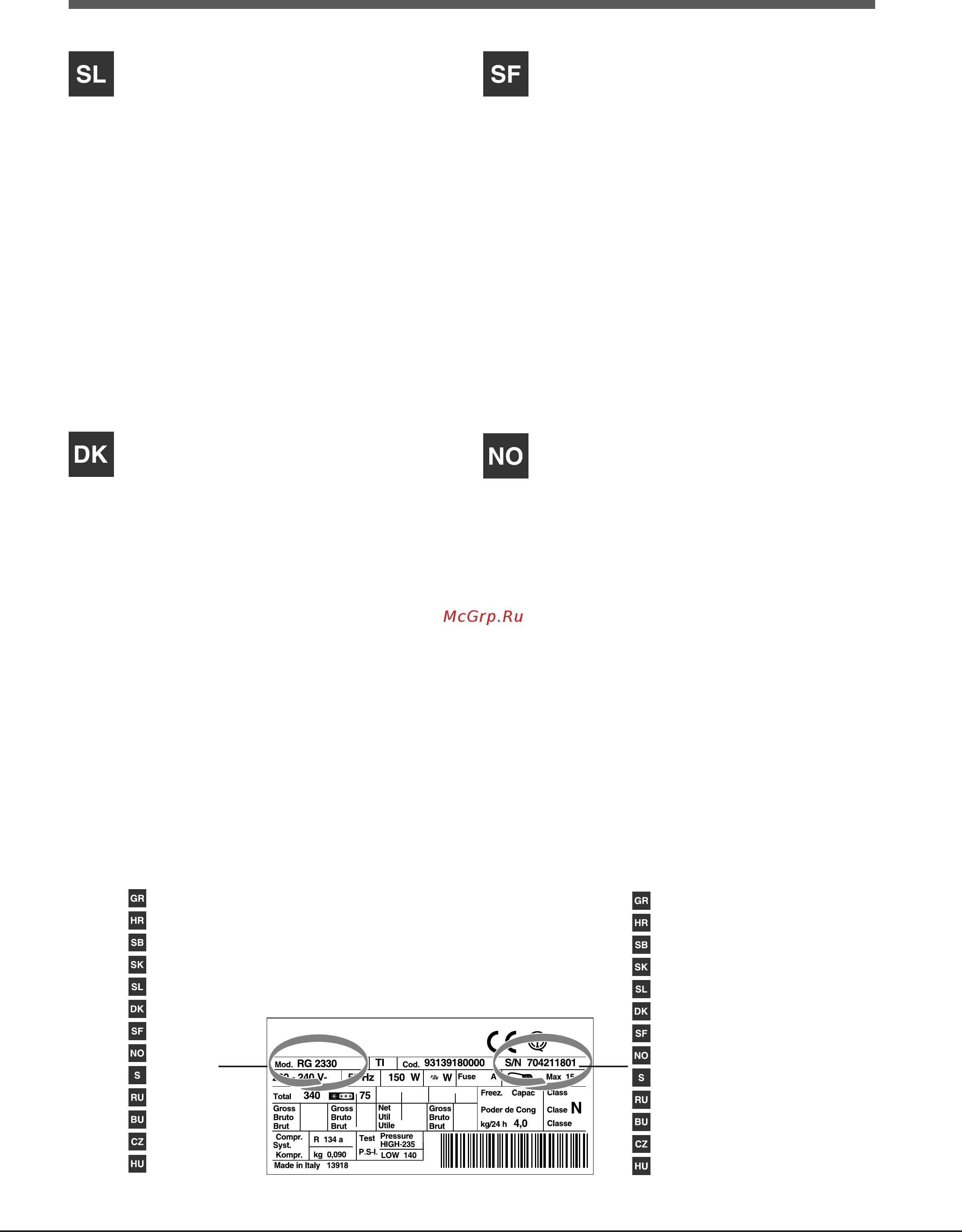 Hotpoint-Ariston E4D AA SB C [5/27] Poj cepnje