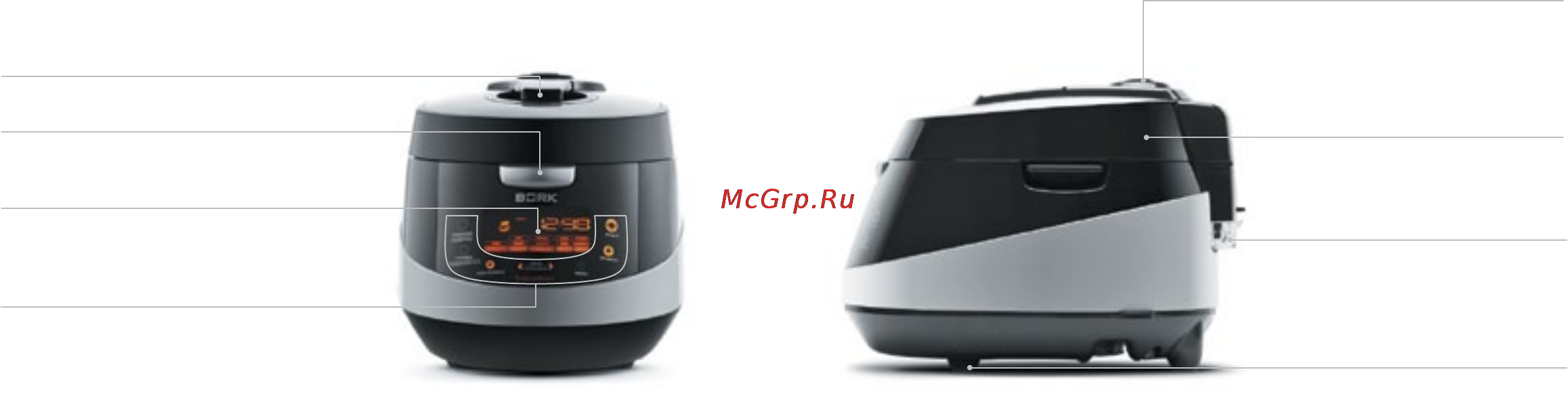 Bork U700 White [14/40] Устройство