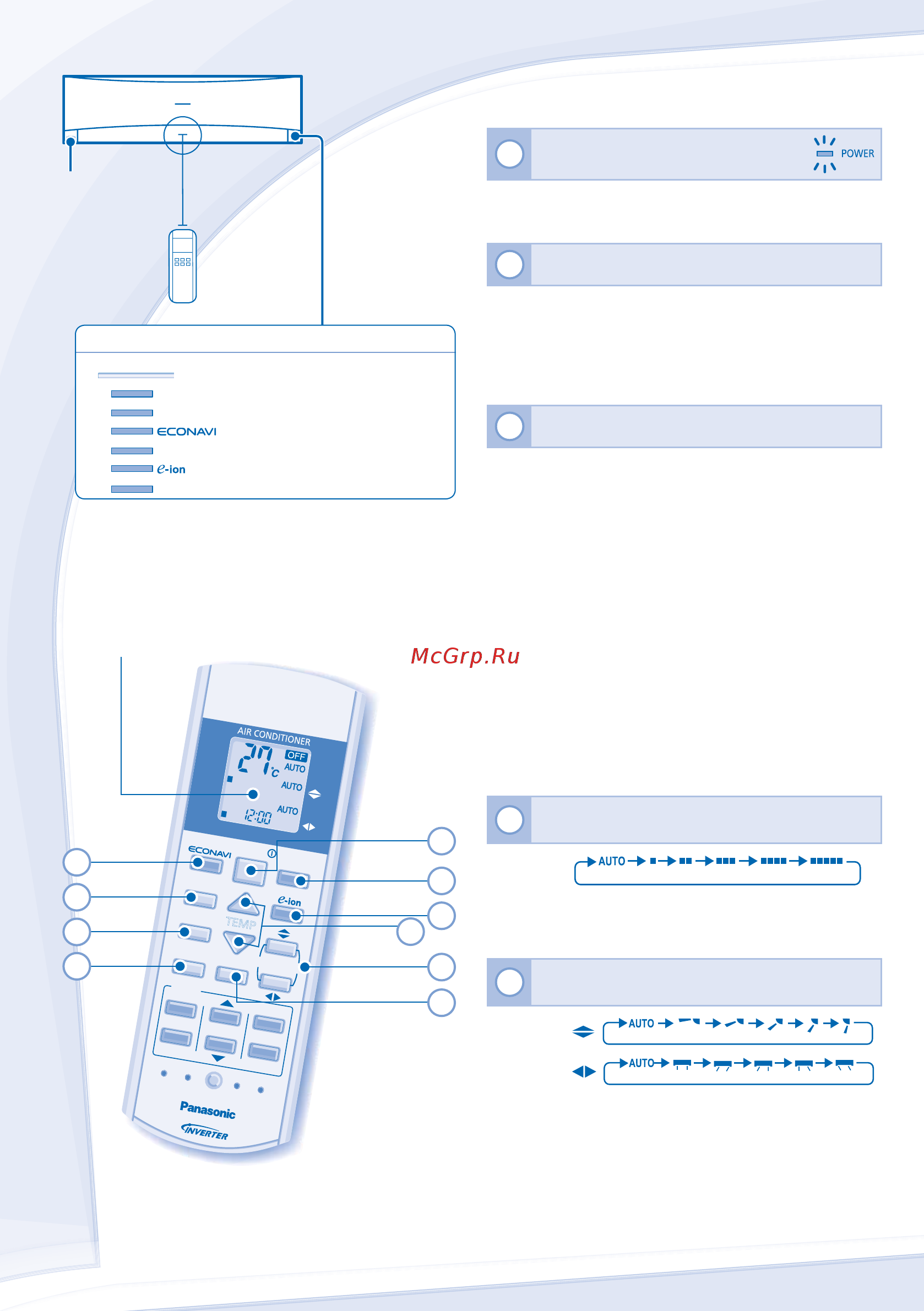 Panasonic CS-HE9MKD Инструкция по эксплуатации онлайн [6/36] 76749