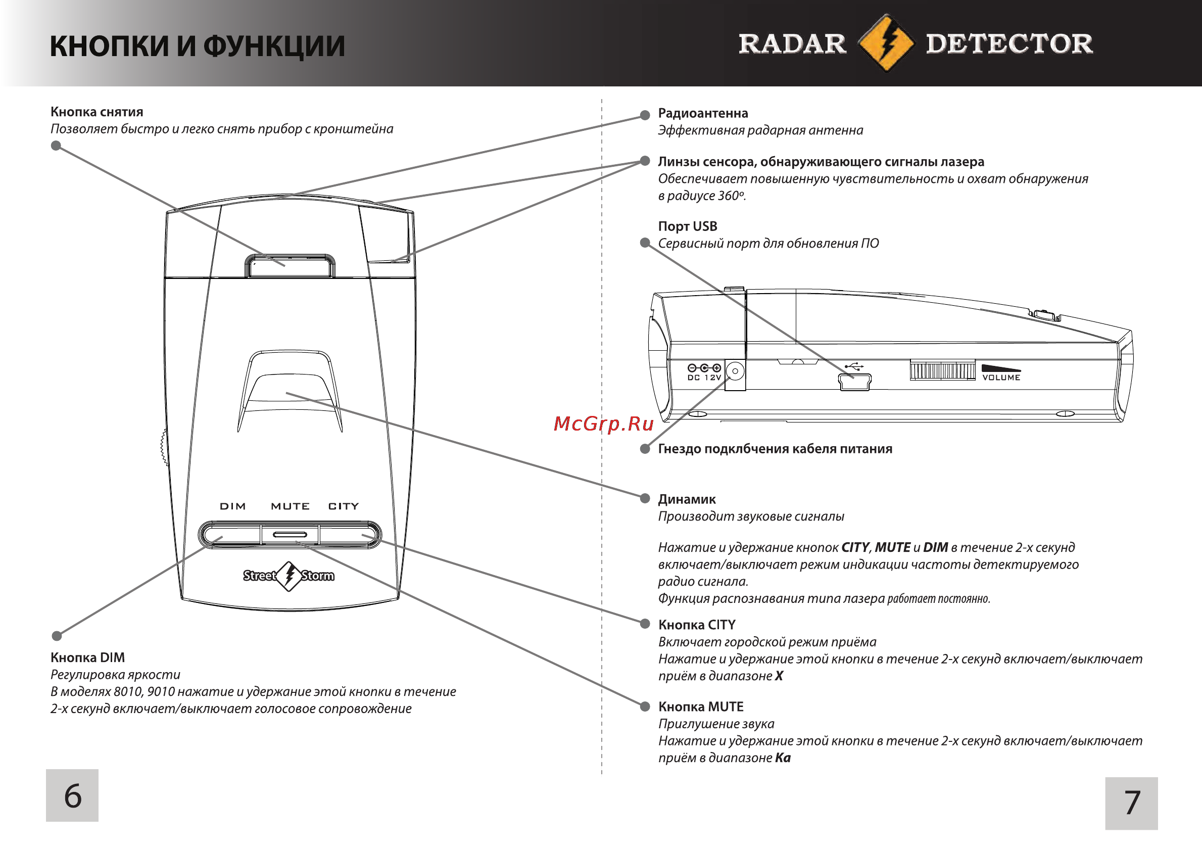 Street Storm STR-9010 Инструкция по эксплуатации онлайн [4/8] 76801