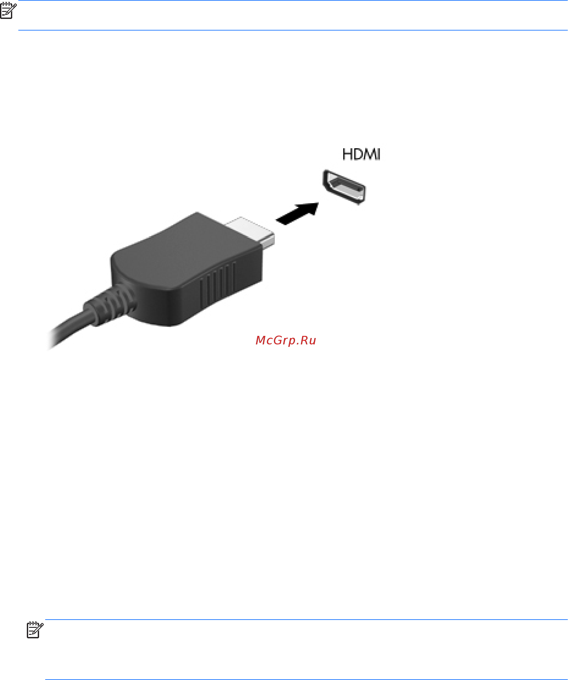 HP Envy TouchSmart 4-1161er C6F05EA [41/97] Подключение устройства hdmi