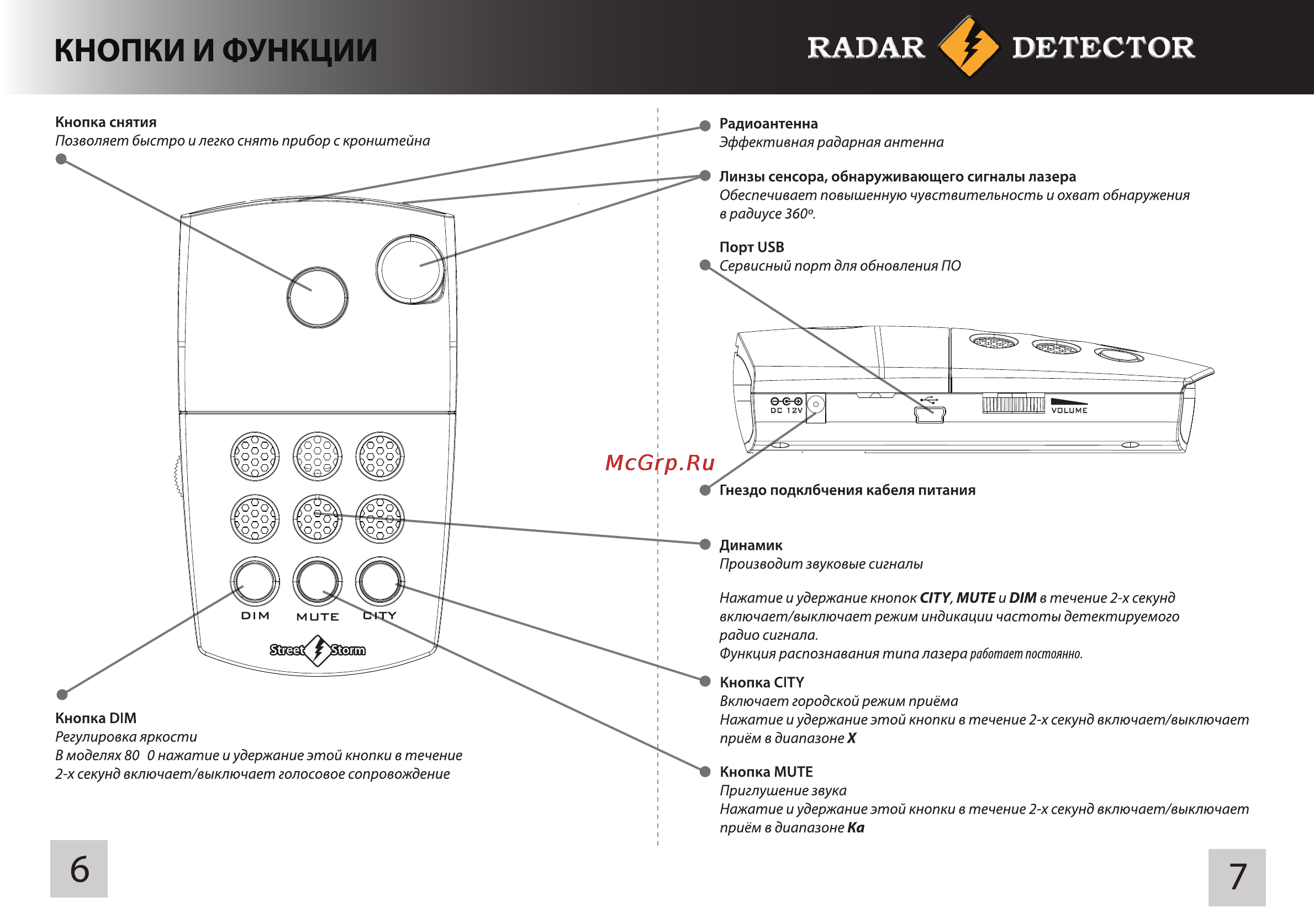 Street Storm STR-8030 Инструкция по эксплуатации онлайн [4/8] 76840