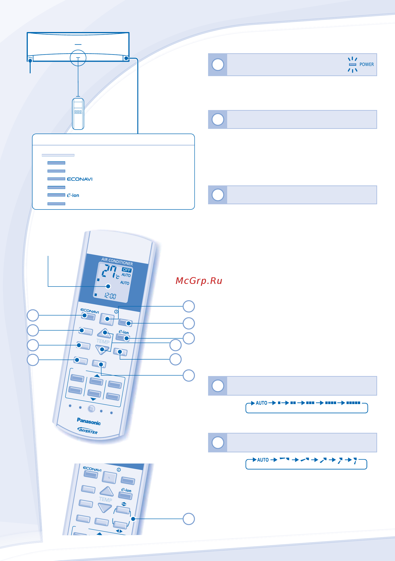 Panasonic CS-E12MKDW Инструкция по эксплуатации онлайн [30/40] 76892