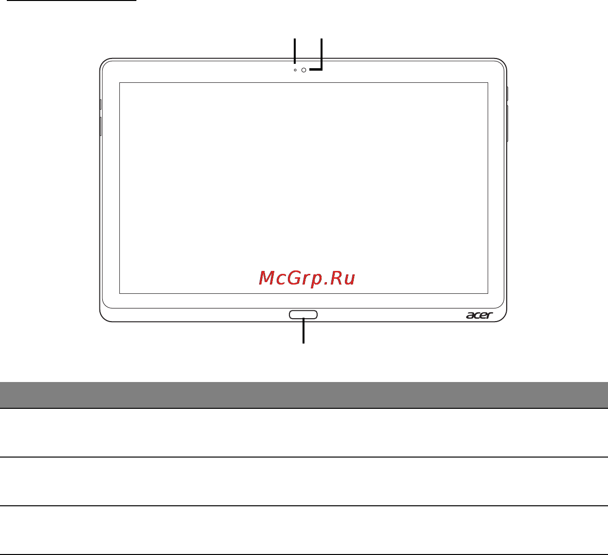 Acer W700 (NT.L0EER.002) i3/64Gb Dock [25/86] Вид спереди