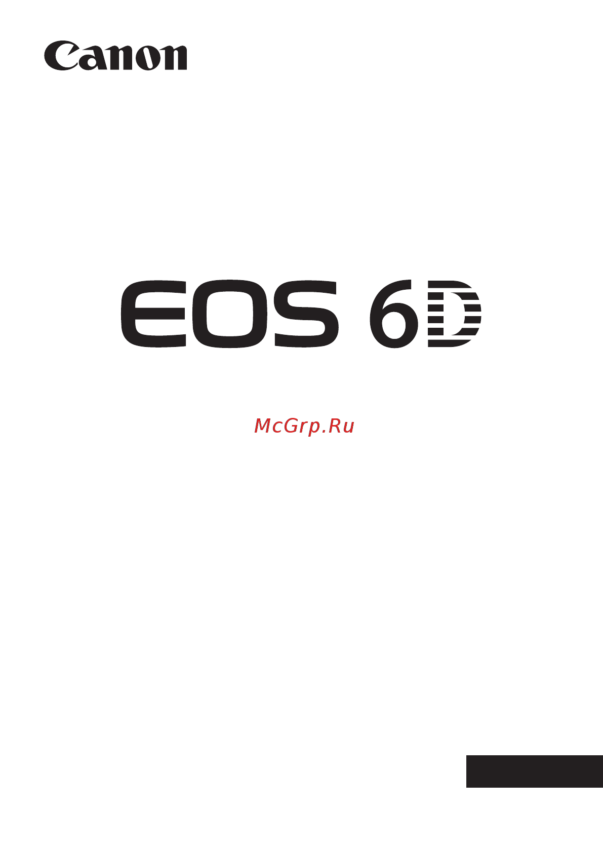 Canon 6D(WG)+24-105 Инструкция по эксплуатации онлайн