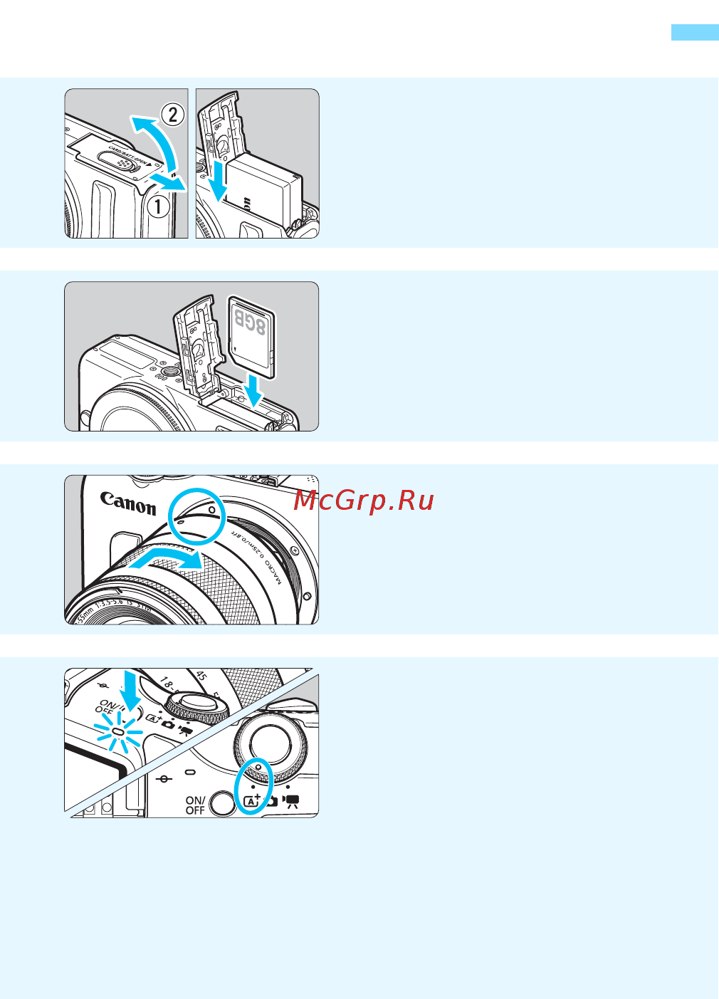 Canon EOS M+18-55IS STM+90EX Red [20/350] Краткое руководство по началу работы