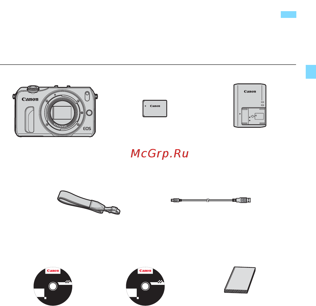 Canon EOS M+18-55IS STM+90EX Red [3/350] Контрольный список комплекта поставки