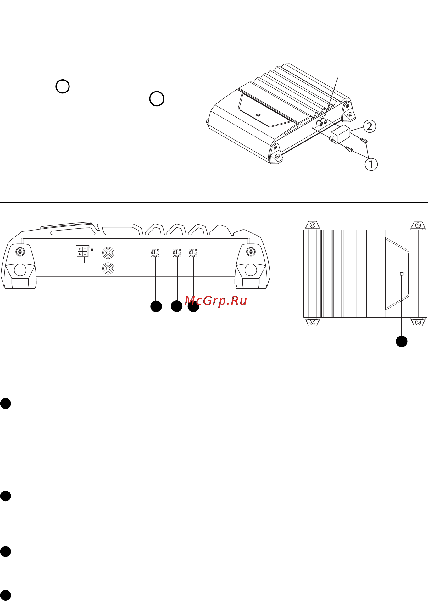 Alpine SBG-12KIT [7/9] Установки переключателей