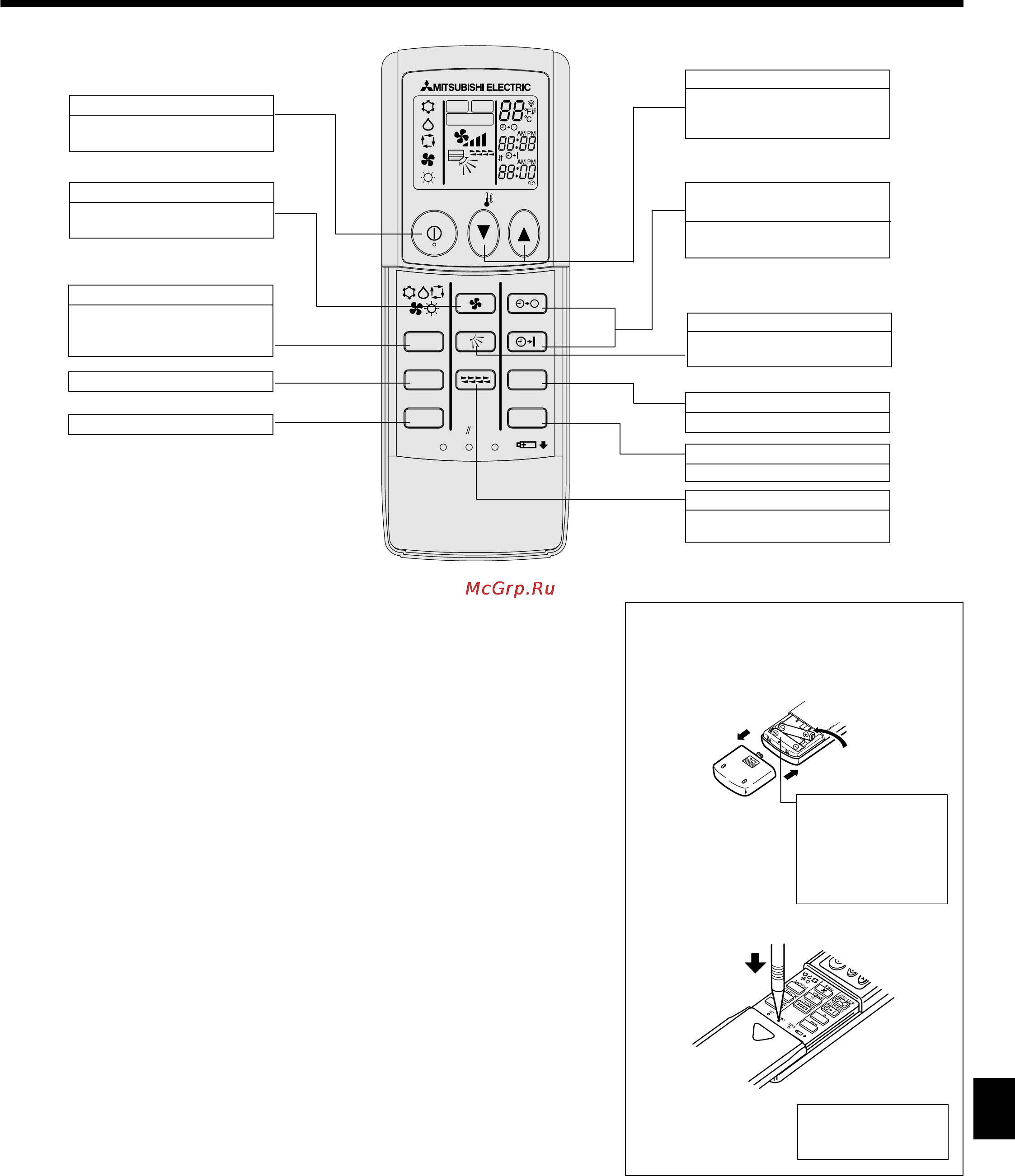 Mitsubishi Electric PEAD-RP35JALQ.UK [4/17] Наименования частей