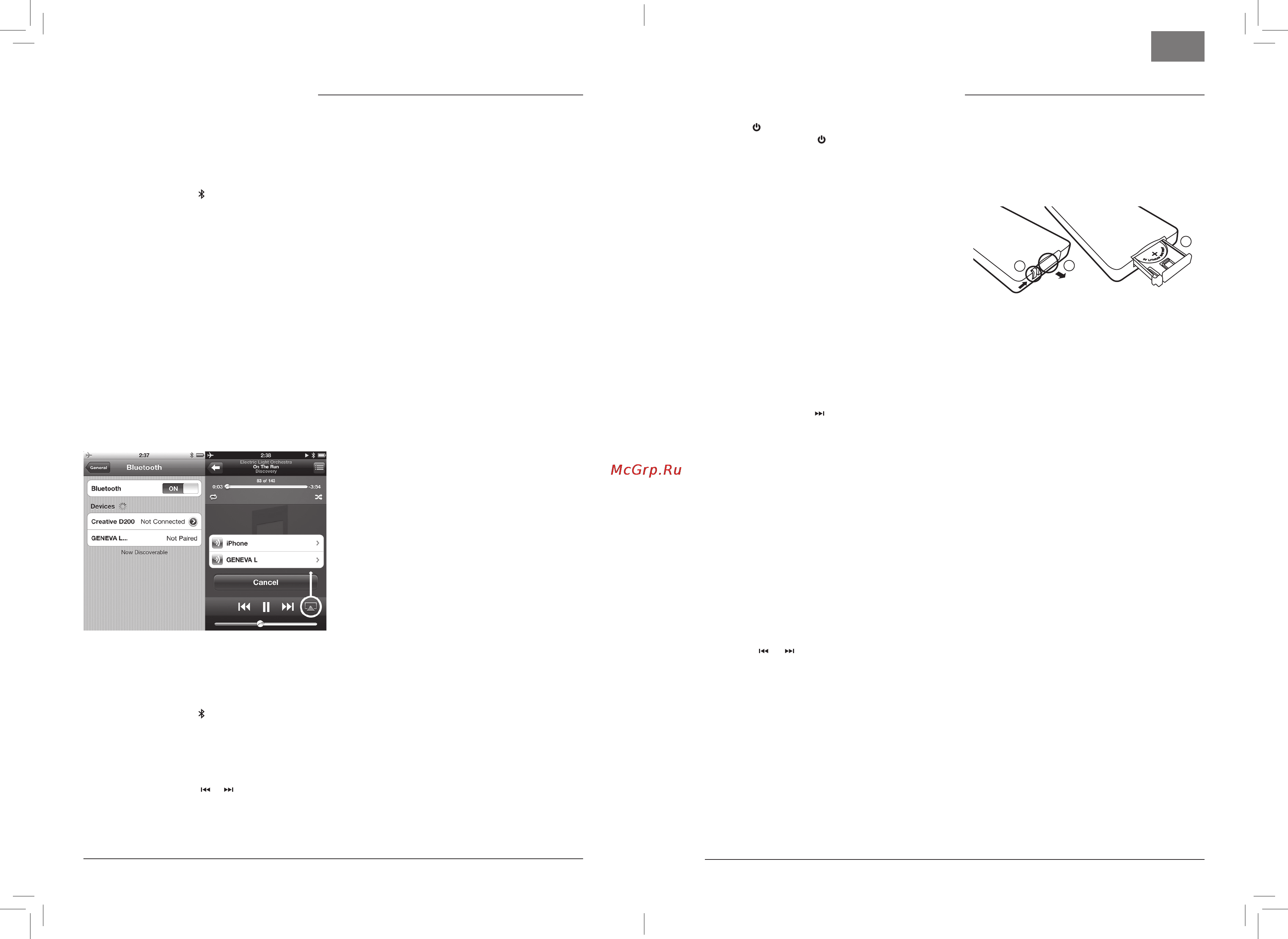 Geneva Model L Wireless [10/34] Resolution des problemes