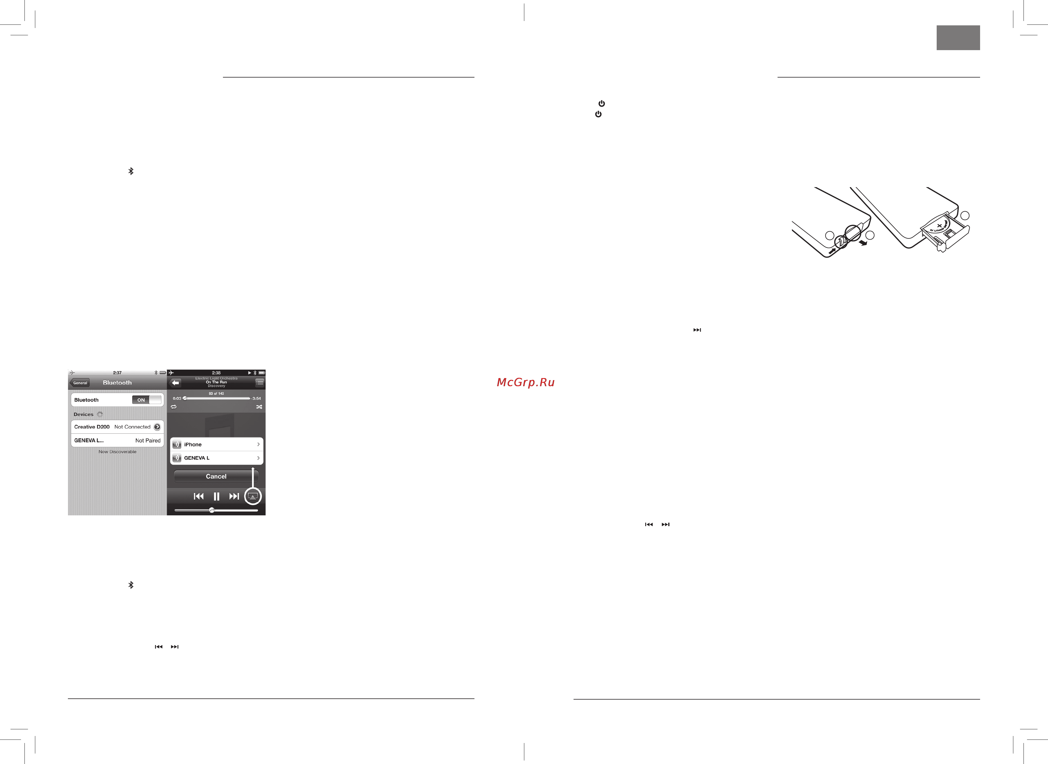 Geneva Model L Wireless [13/34] Asistencia