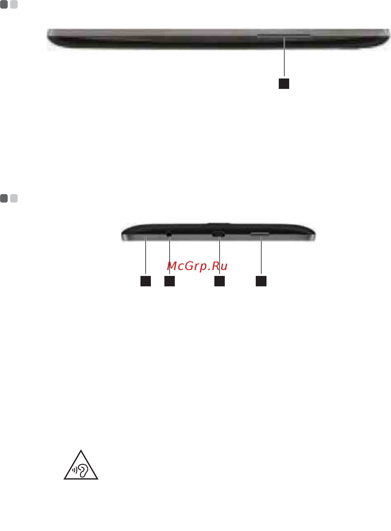 Lenovo IdeaTab A2107AH 4Gb Black (59349216) [6/21] Вид справа