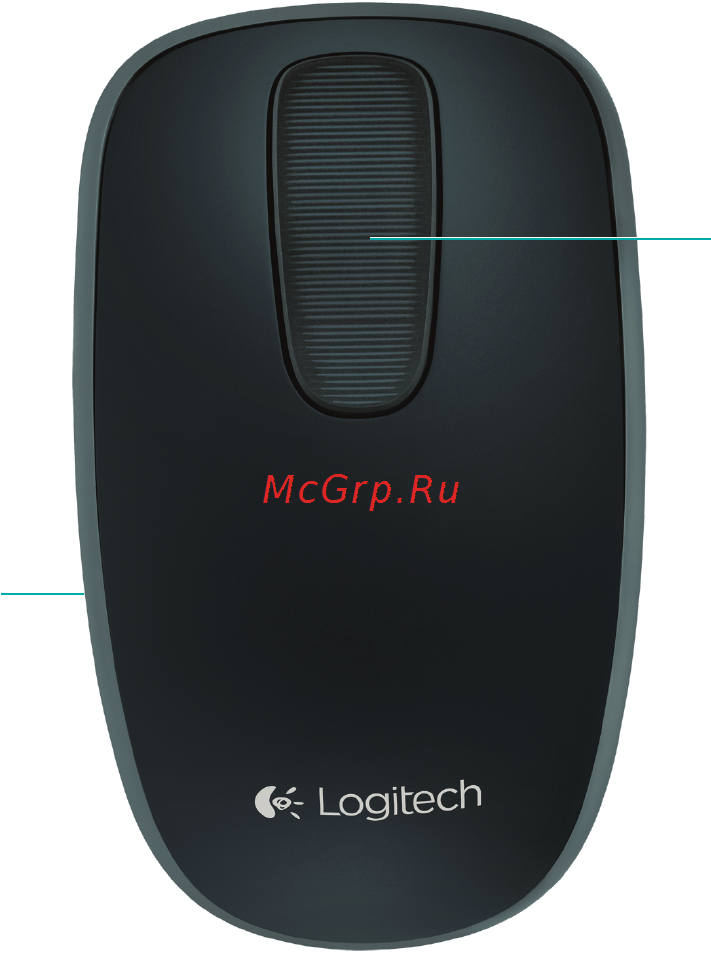 Logitech T400 Black [2/8] Мышь zone touch mouse t400