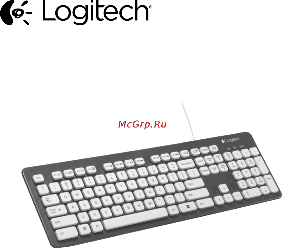 Logitech K310 Инструкция по эксплуатации онлайн
