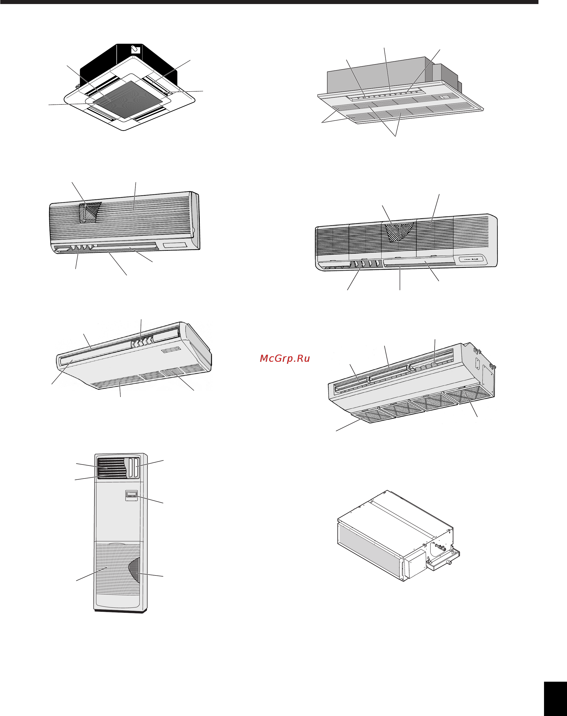 Mitsubishi Electric PEAD-RP35EA2 [3/22] Наименование деталей
