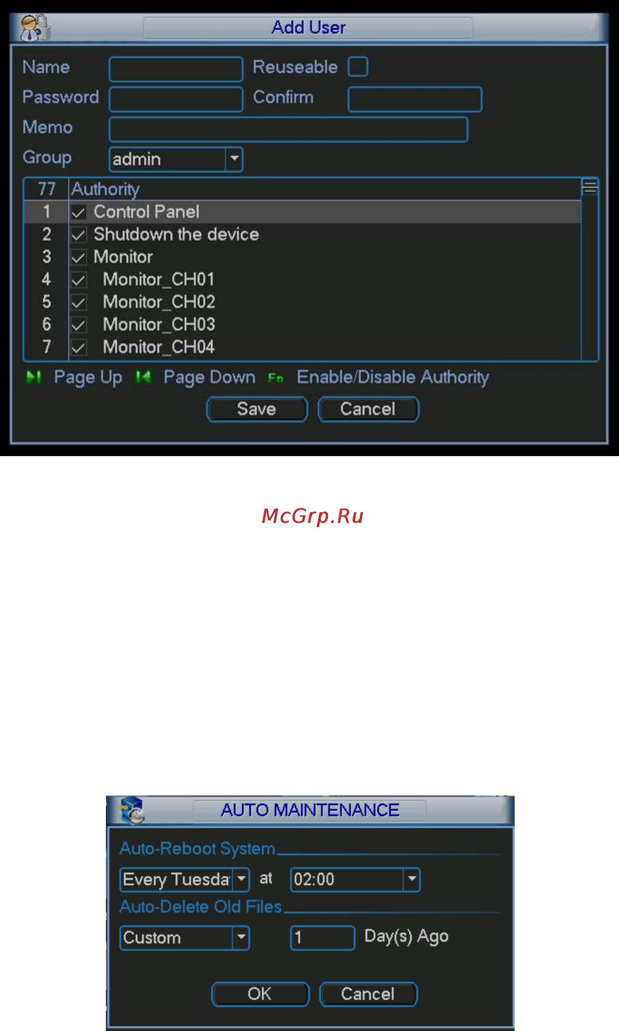Falcon Eye FE-2108N [123/192] Автоматическое обслуживание auto maintenance