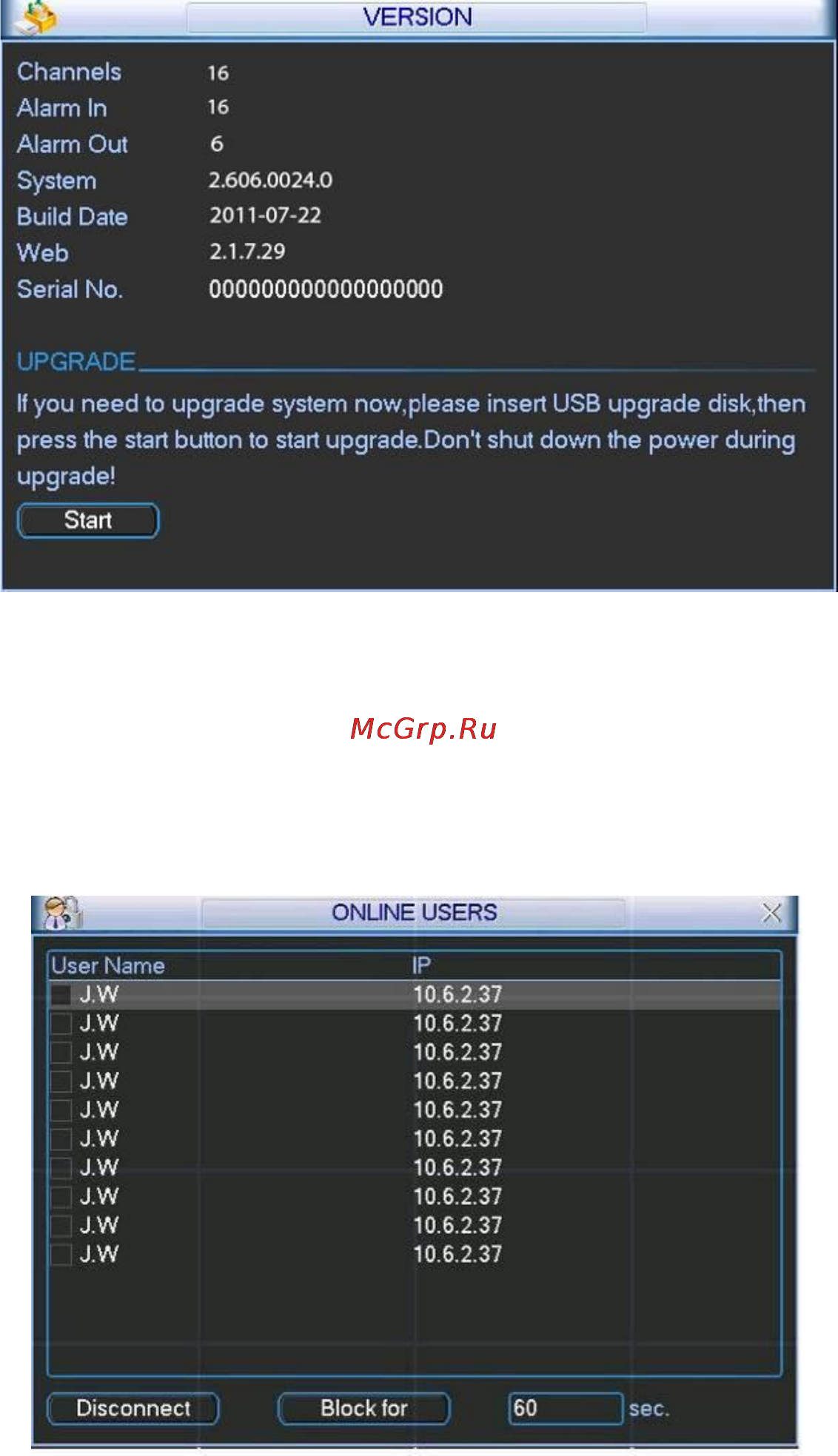 Falcon Eye FE-2108N [69/192] Пользователи сети online users