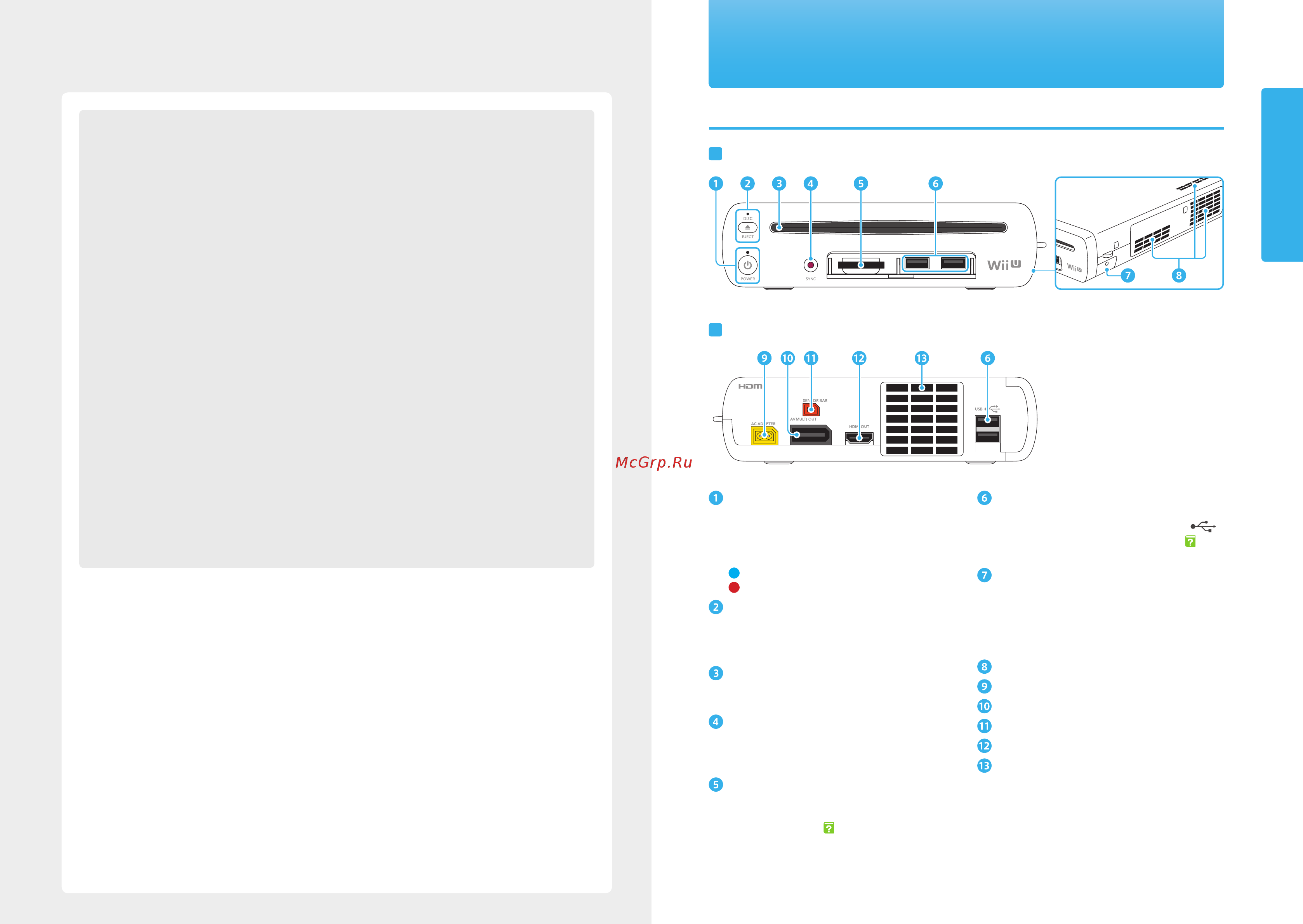 Nintendo WII  Wii U Basic Pack [5/18] Индикатор питания