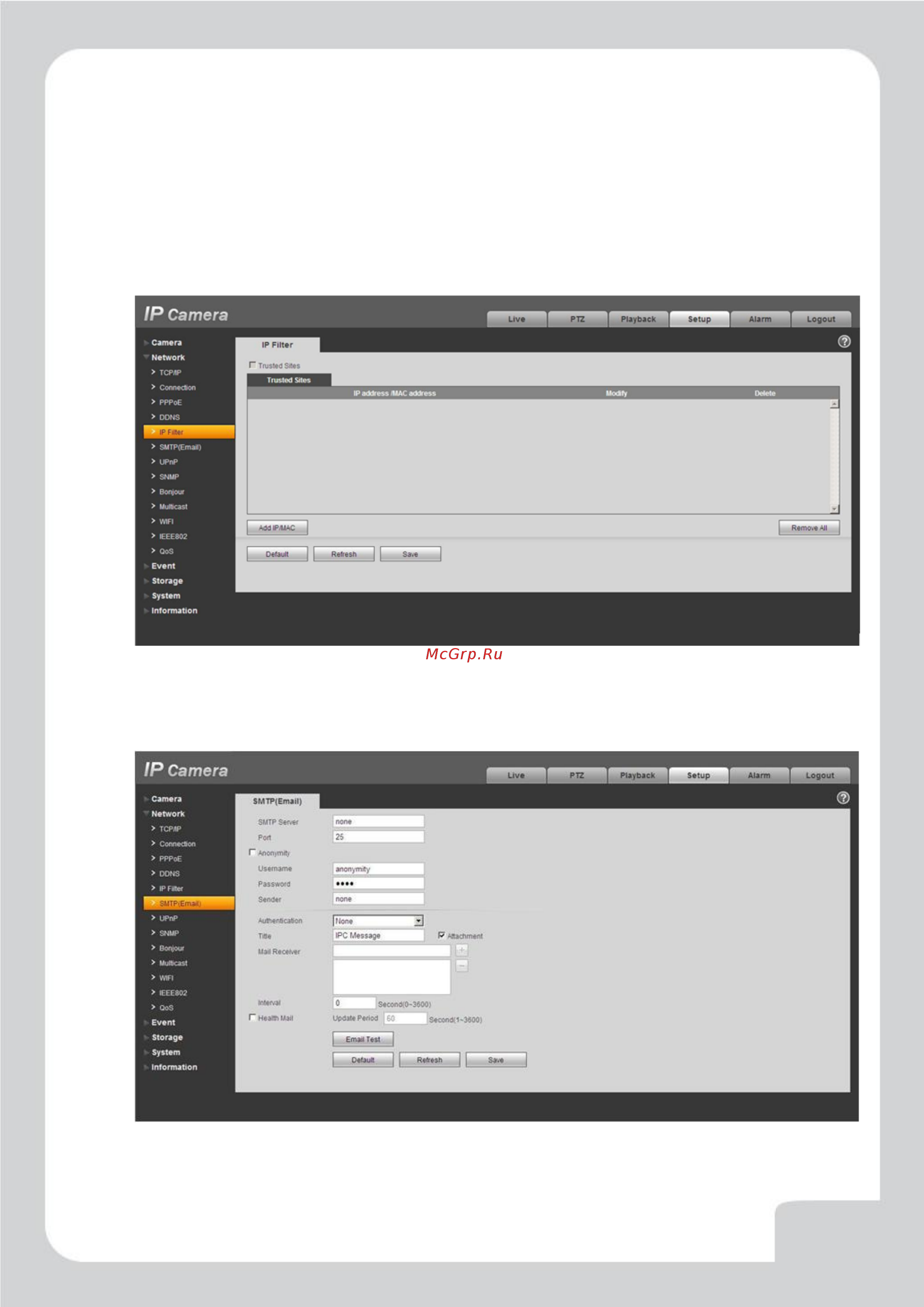 Falcon Eye FE-IPC-HDB4300CP [28/58] Http falconeye su