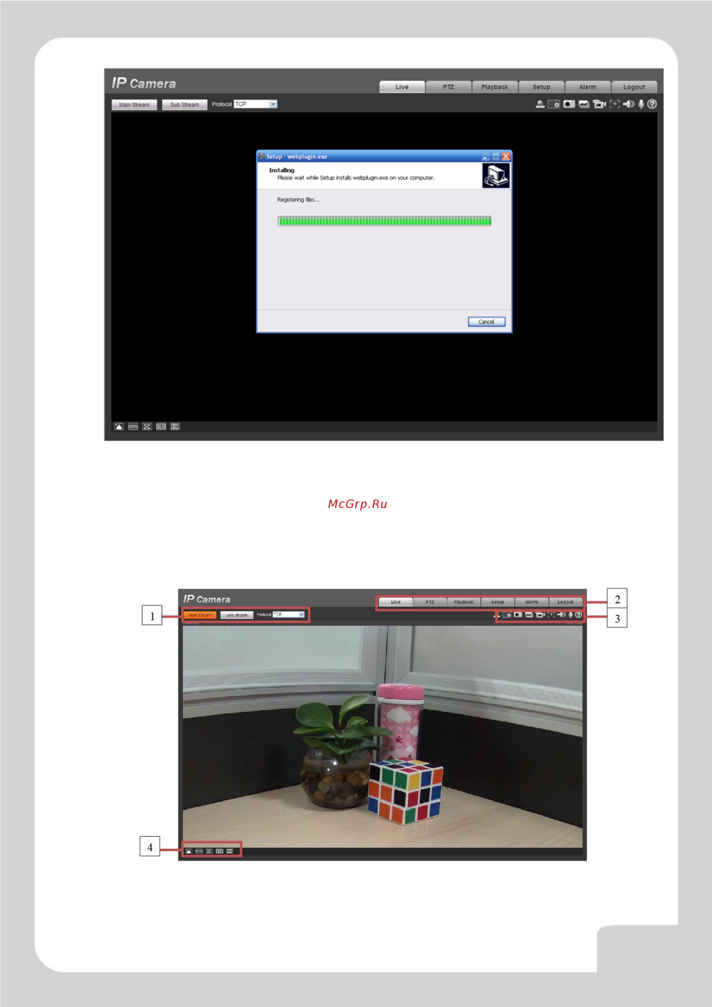 Falcon Eye FE-IPC-HDB4300CP [8/58] Онлайн интерфейс live