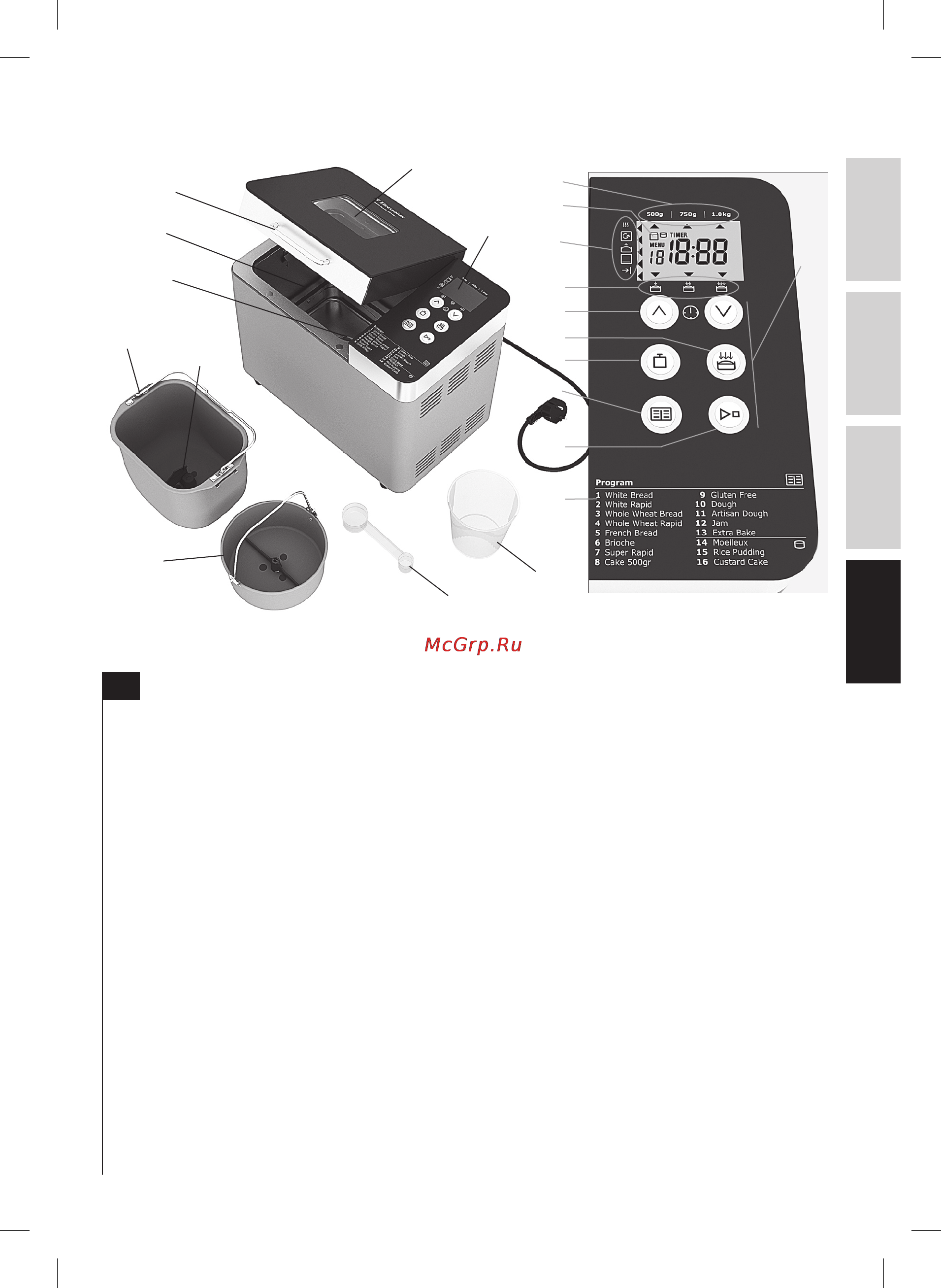 Electrolux EBM8000 [141/156] Dijelovi