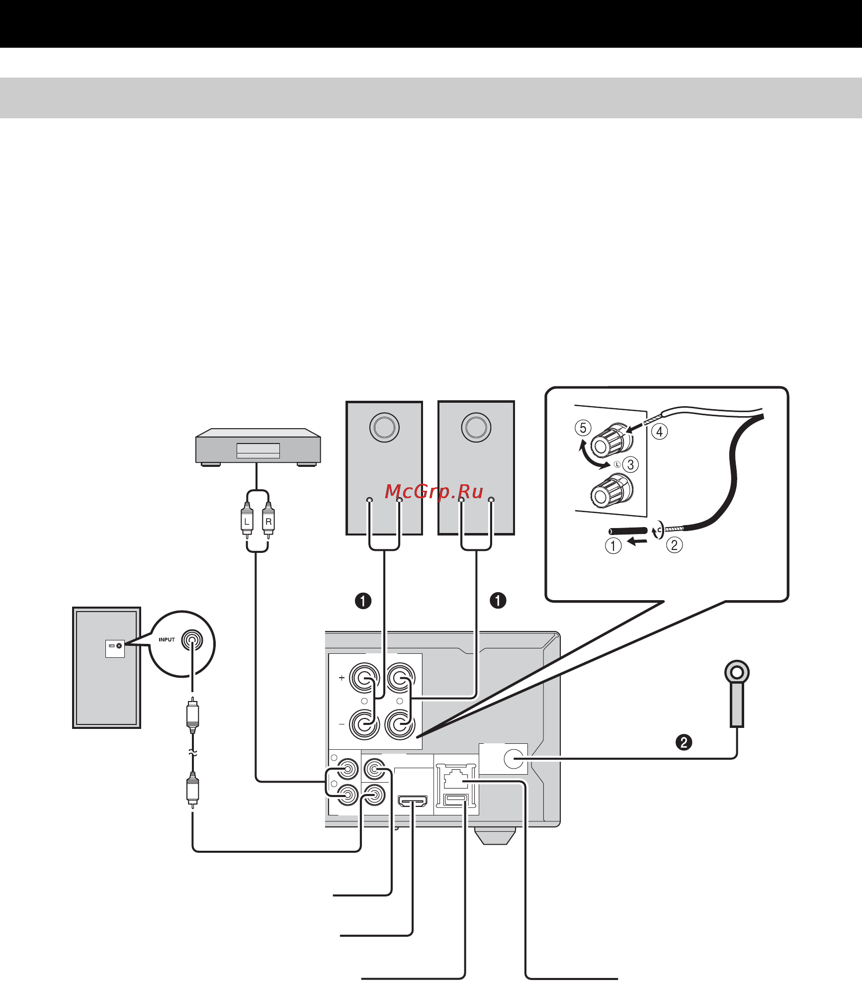 Yamaha MCR-750 Silver [13/169] Connecting component system to this unit