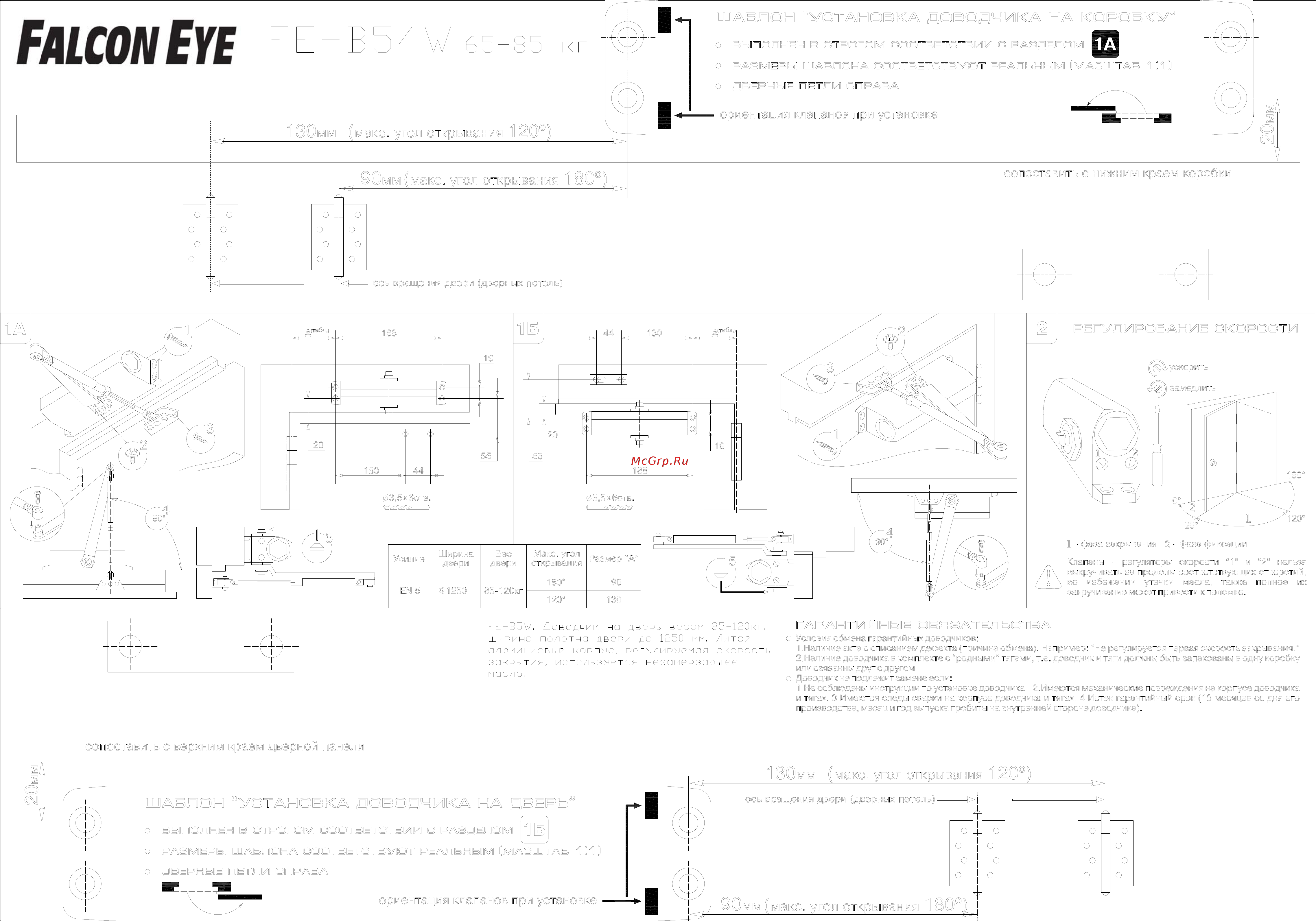 Falcon Eye FE-B4W Инструкция по эксплуатации онлайн