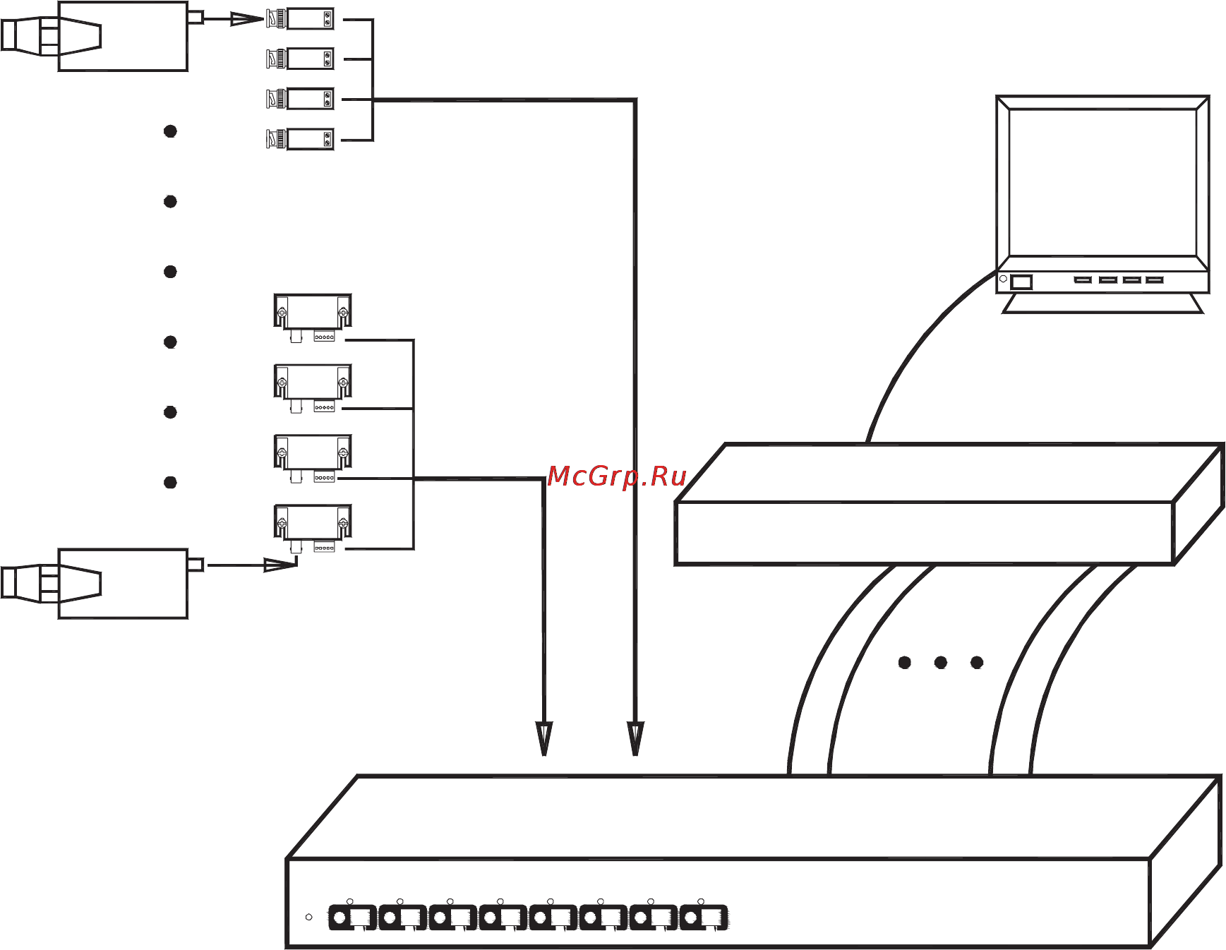 Falcon Eye FE W-VB801R [2/2] Схема монтажа