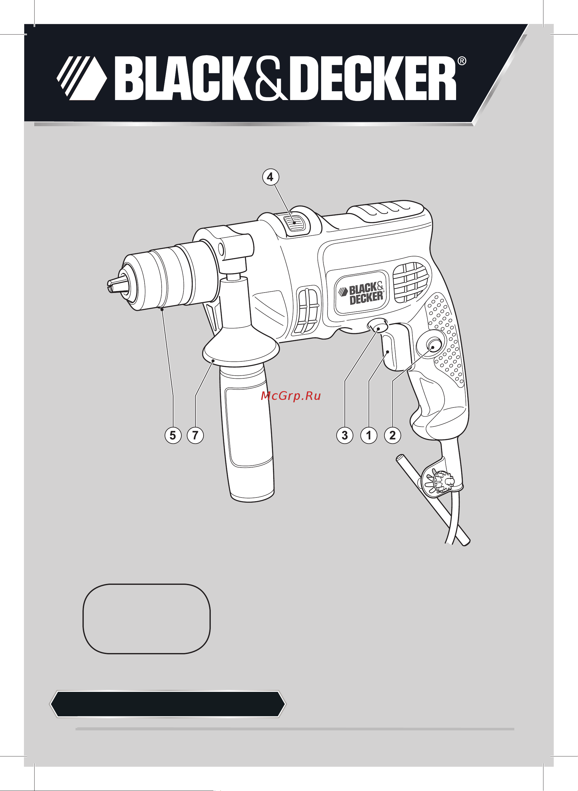 BLACK & DECKER KR504RE Инструкция по эксплуатации онлайн