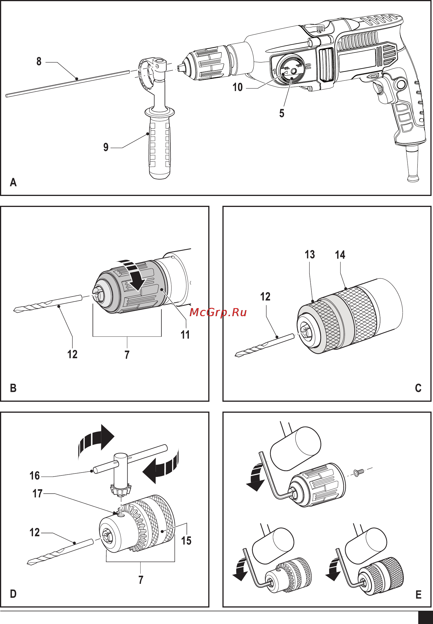 Black & Decker KR8542K Инструкция по эксплуатации онлайн [3/76] 77547