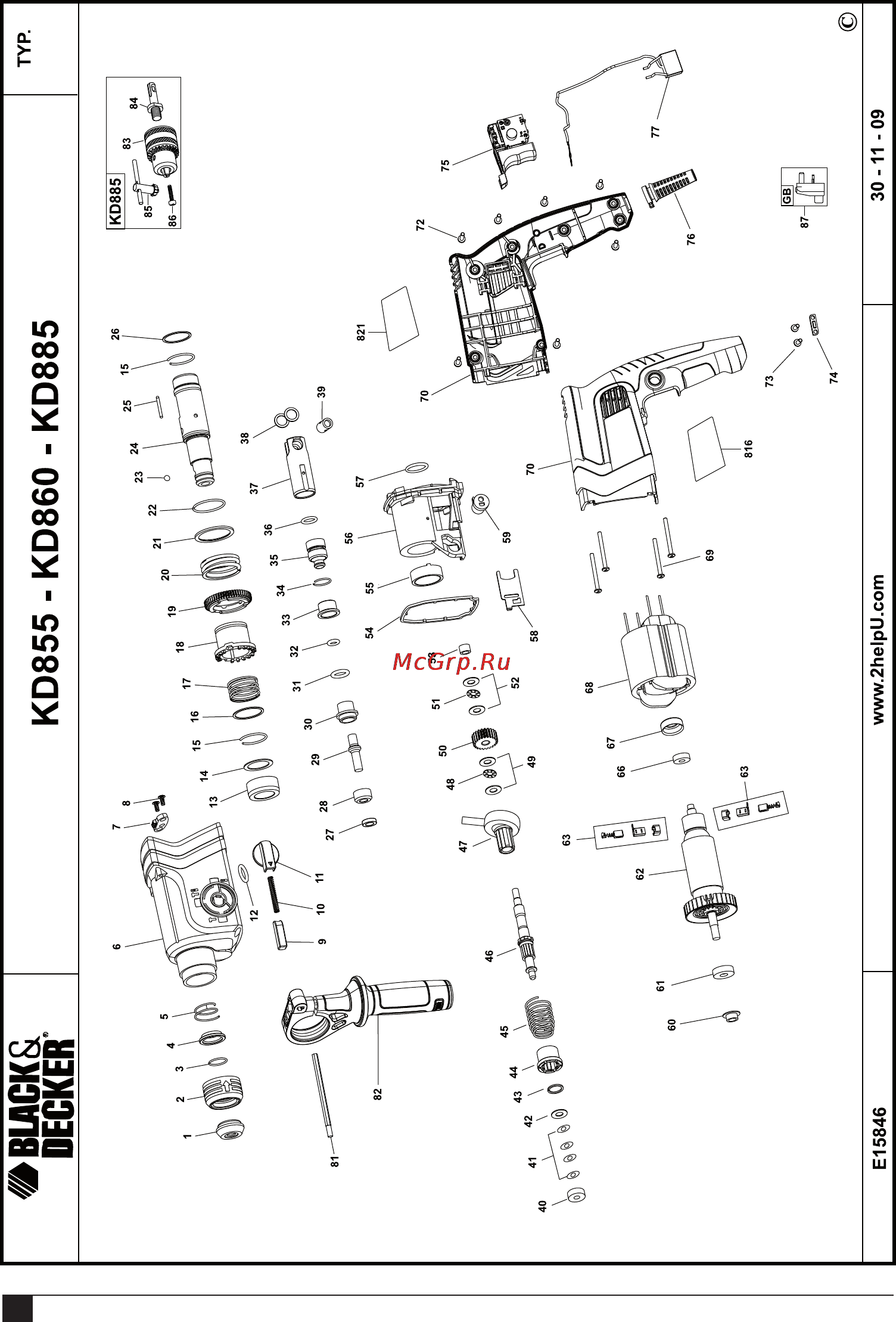 Black & Decker KD860KA Инструкция по эксплуатации онлайн [10/12] 77565