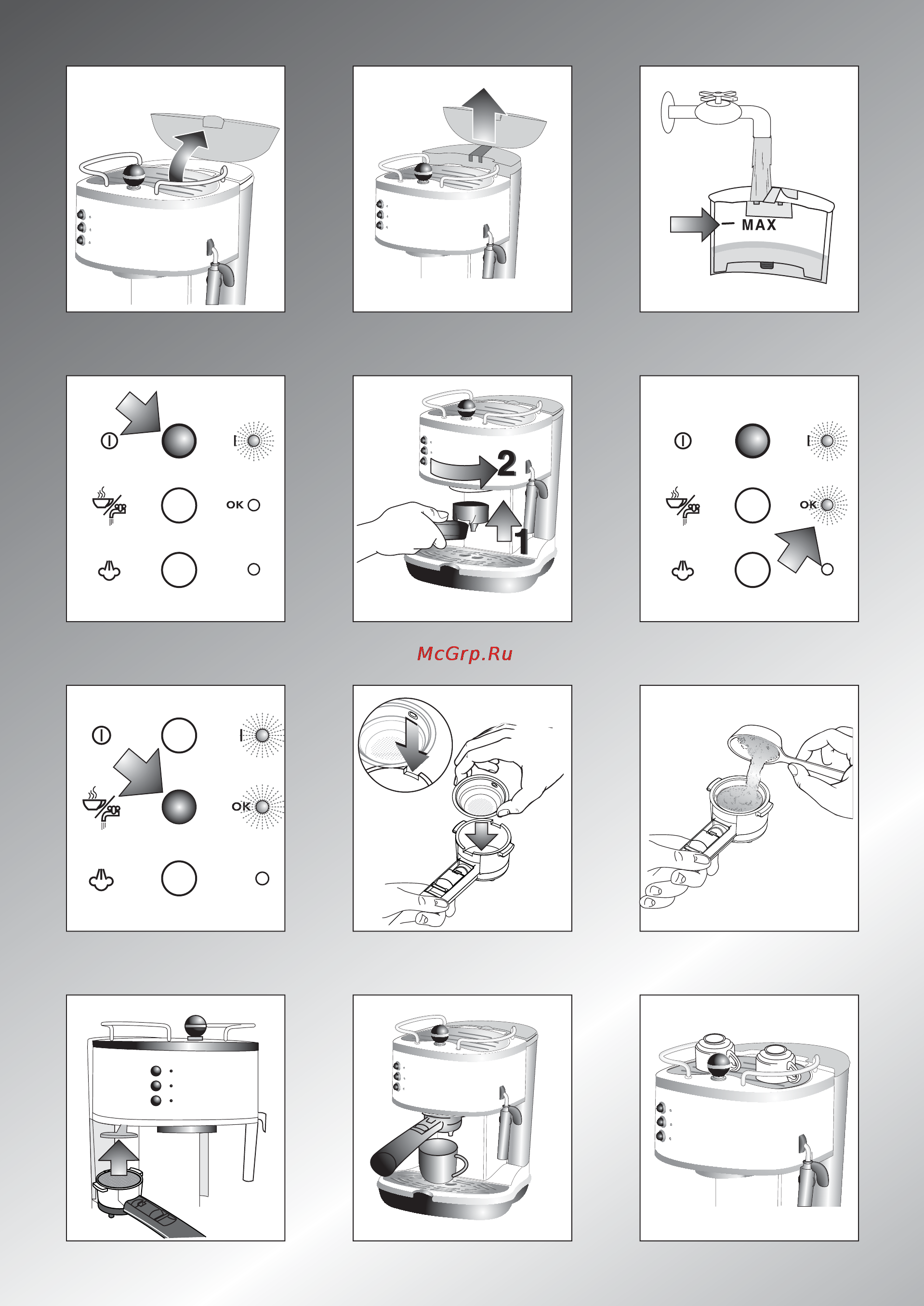 Delonghi ECOV310.BG Инструкция по эксплуатации онлайн [3/10] 77582