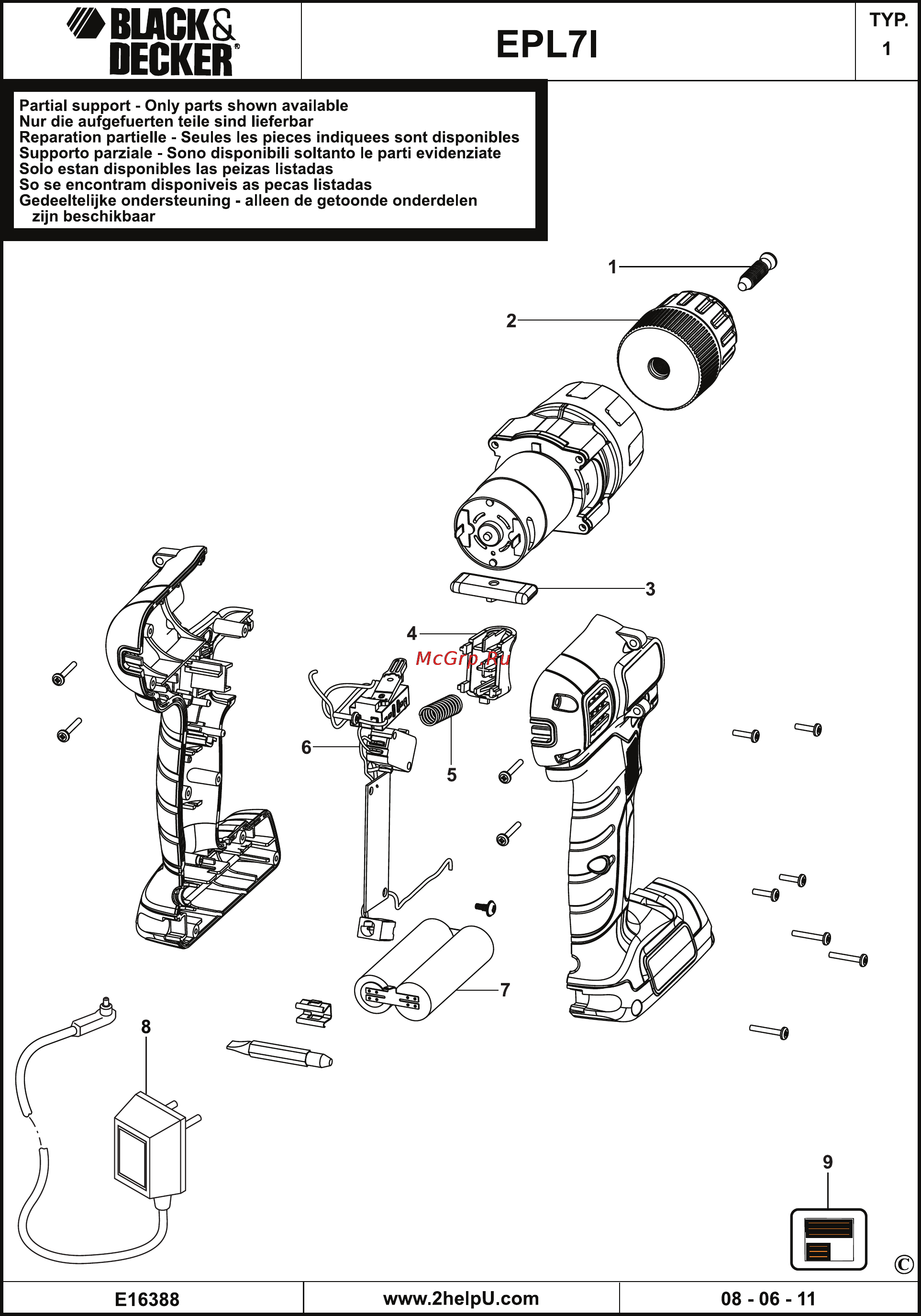Black & Decker EPL7I Инструкция по эксплуатации онлайн [11/12] 77583