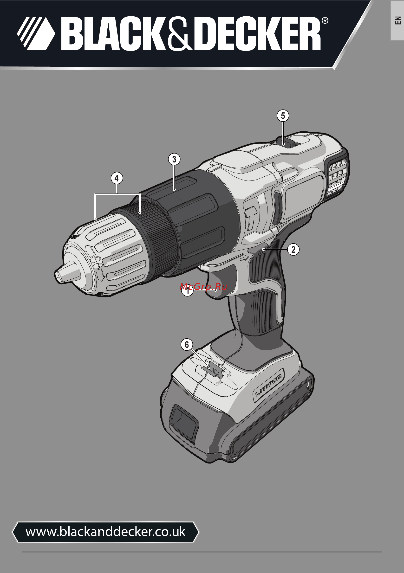 Black & Decker EGBL188K Инструкция по эксплуатации онлайн